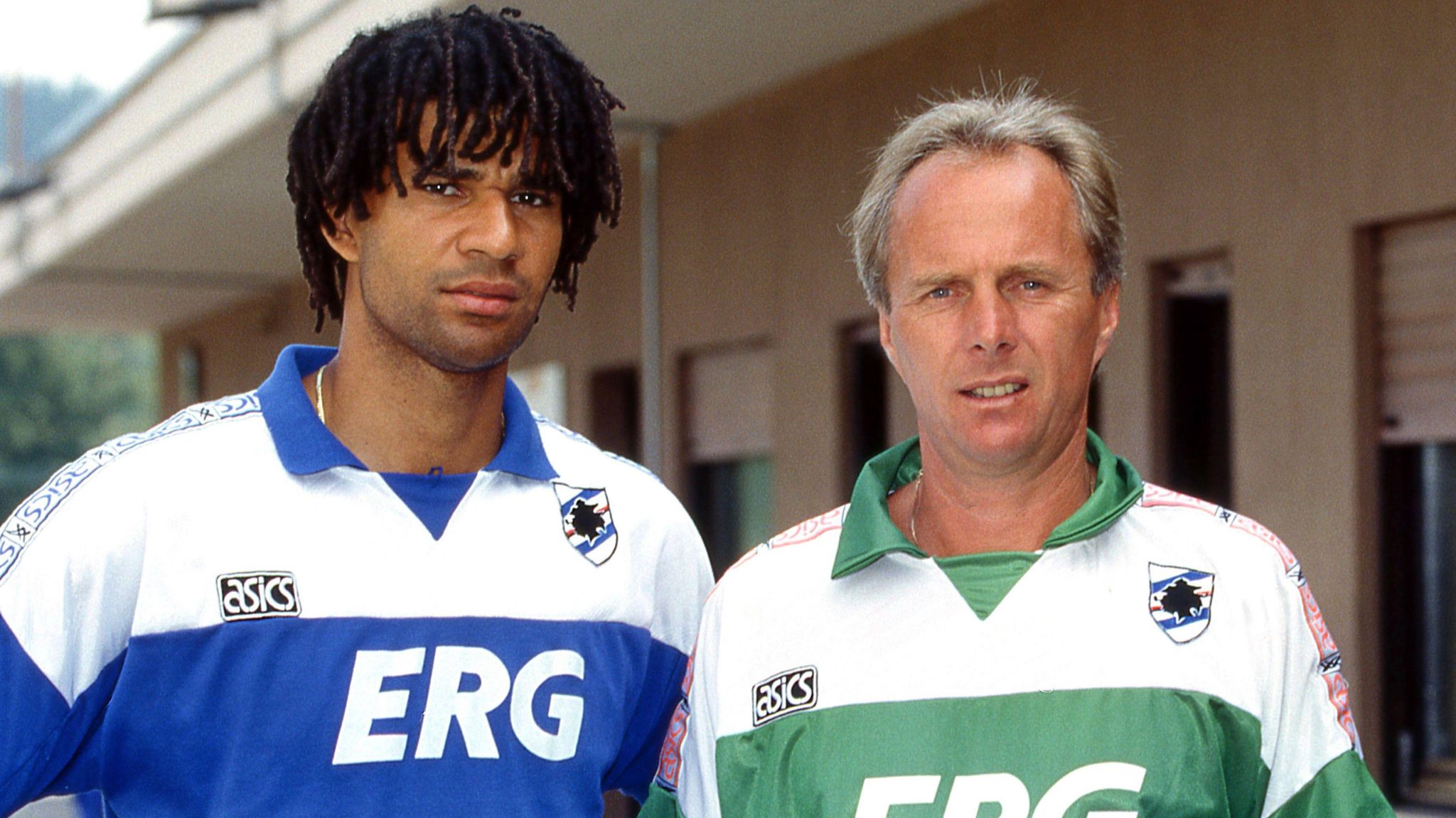 Ruud Gullit and Sven-Goran Eriksson