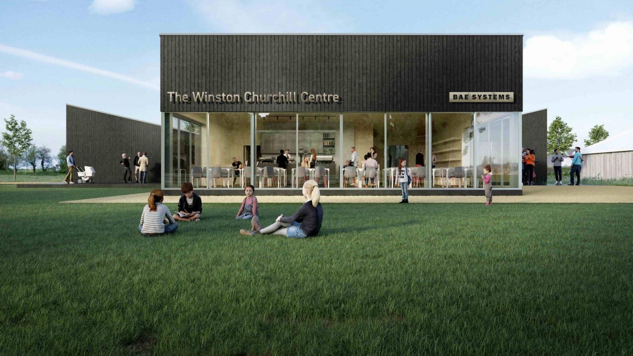 A graphic of the new education centre