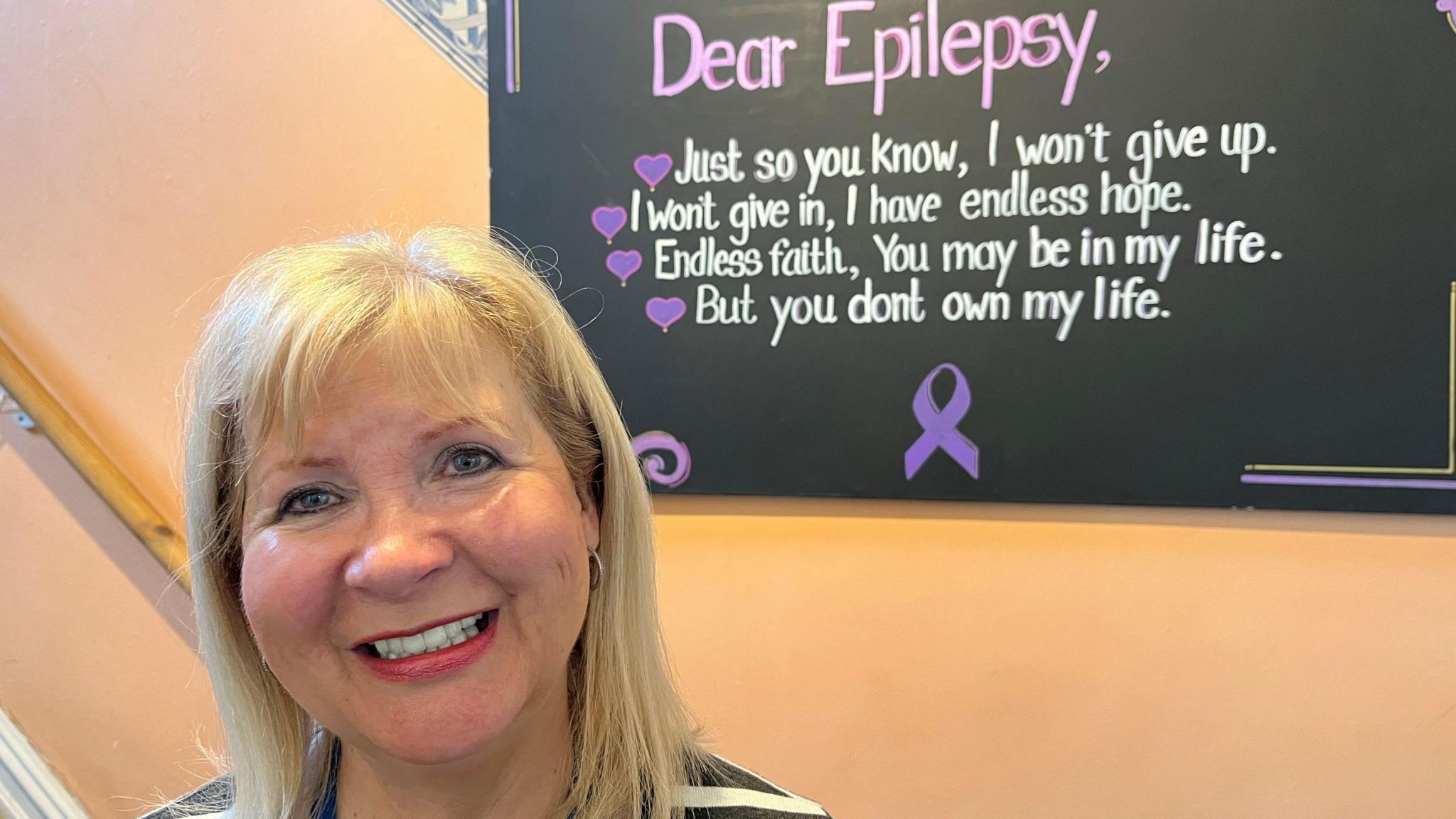 Jackie Gettings, manager Epilepsy Outlook