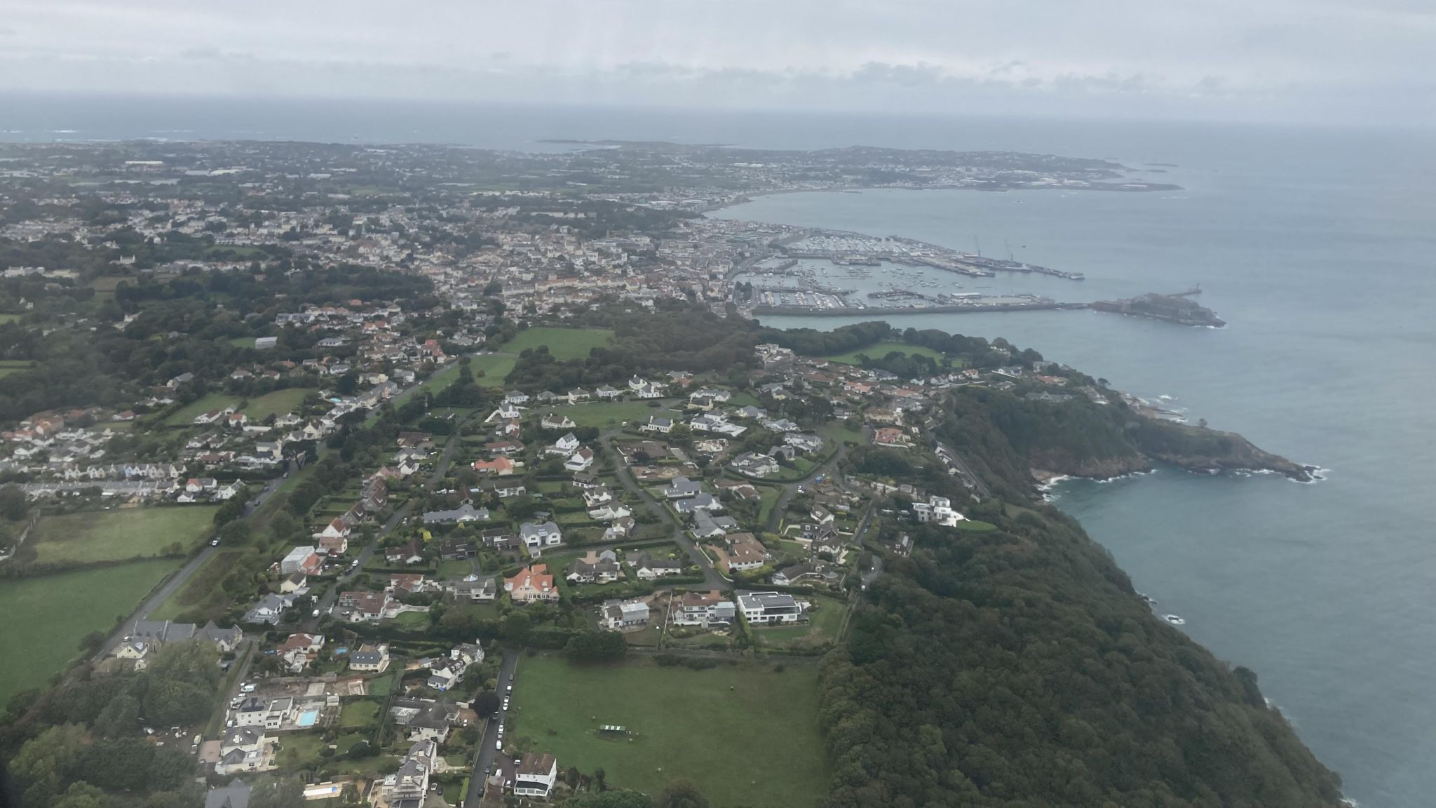 Aerial of Guernsey