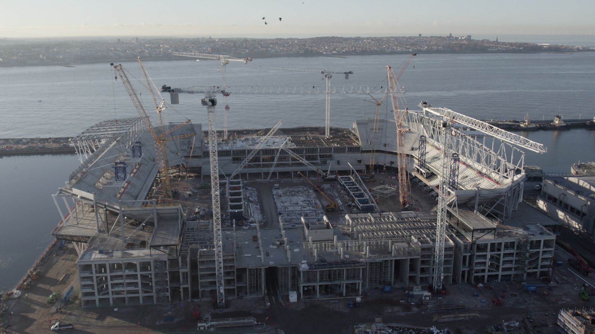 Everton Work Inside New Stadium To Ramp Up BBC Sport