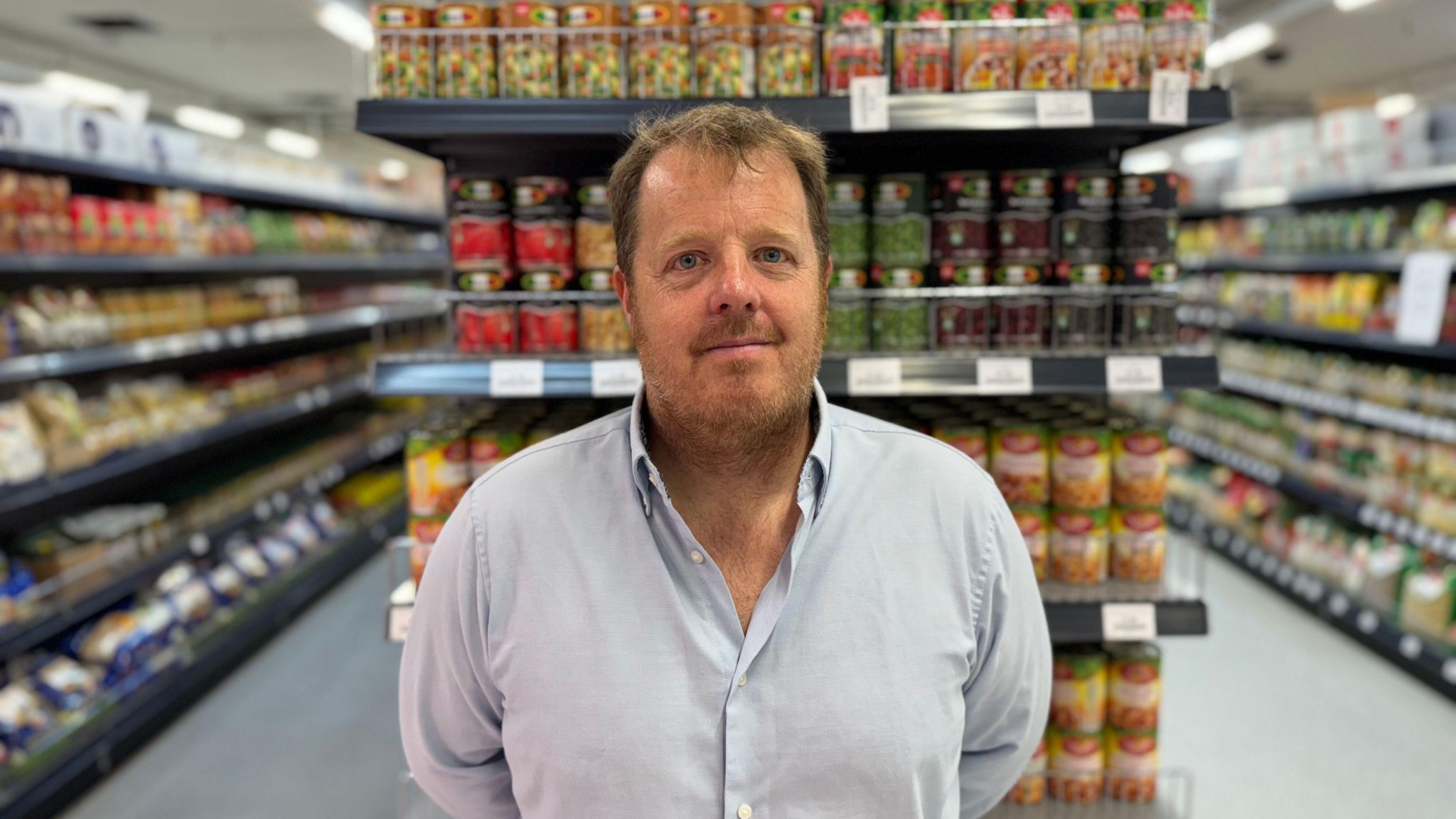 Shopper Nigel Watson