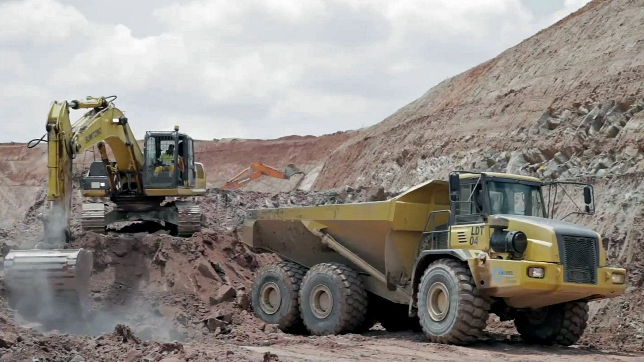open cast mining