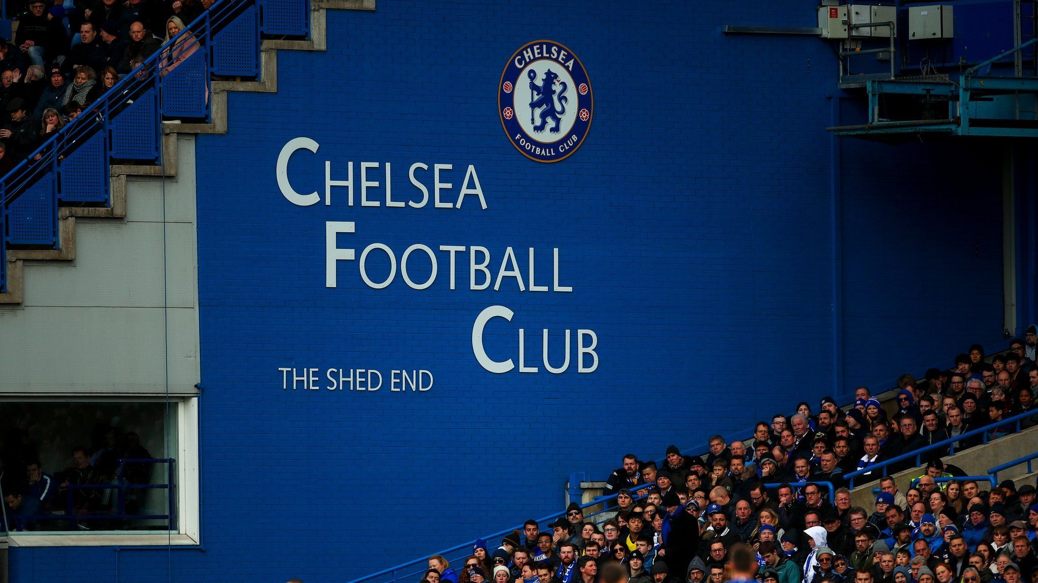The Shed End at Stamford Bridge