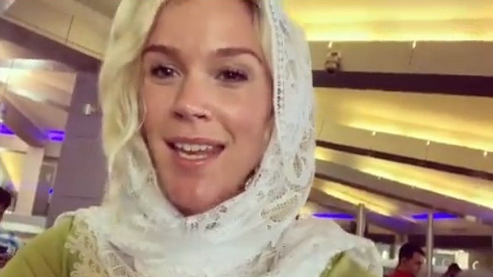 Still from video posted by Joss Stone on Instagram on 3 July 2019