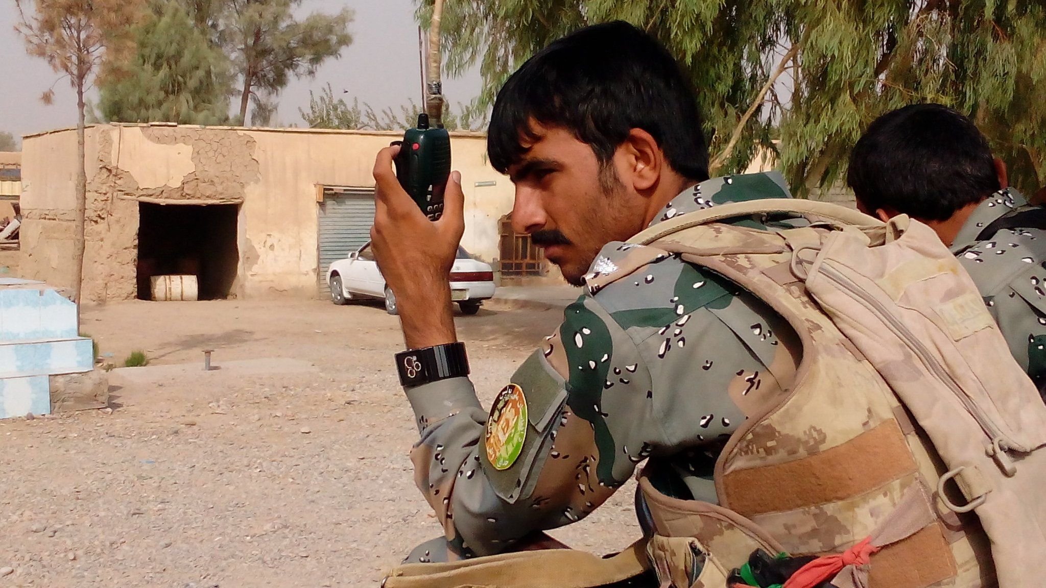 A member of the Border Police battalion based in Bolan
