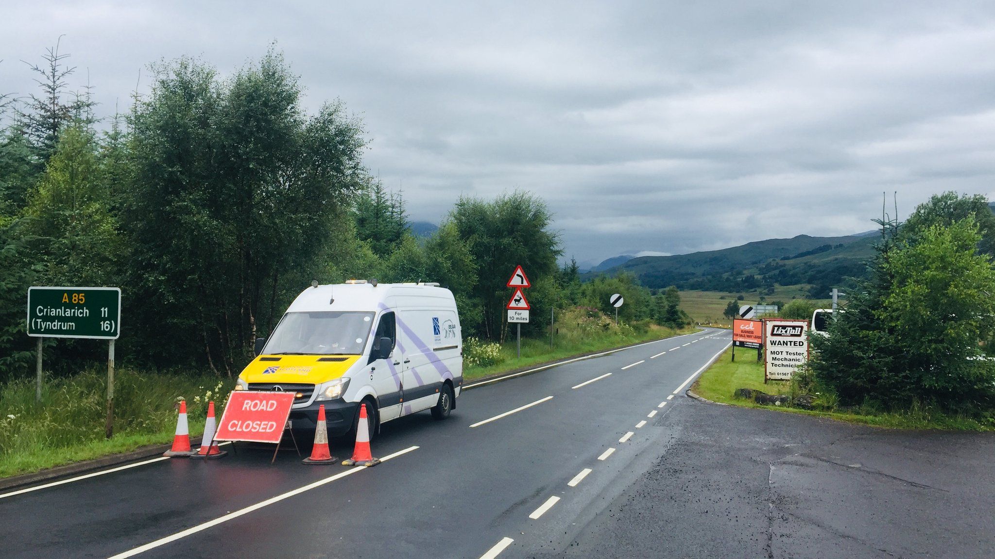 Police name victim of A85 crash near Crianlarich BBC News