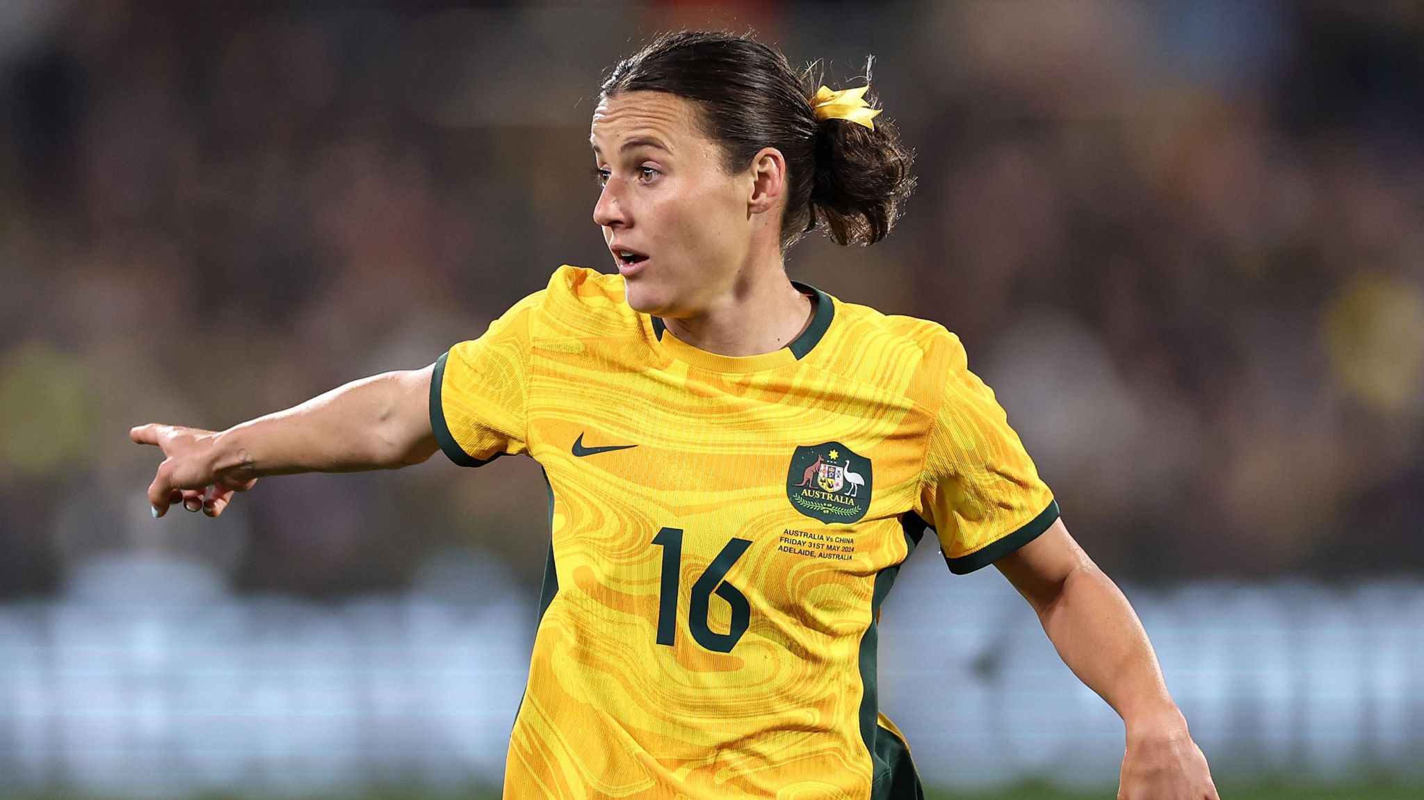 Hayley Raso bermain untuk Australia