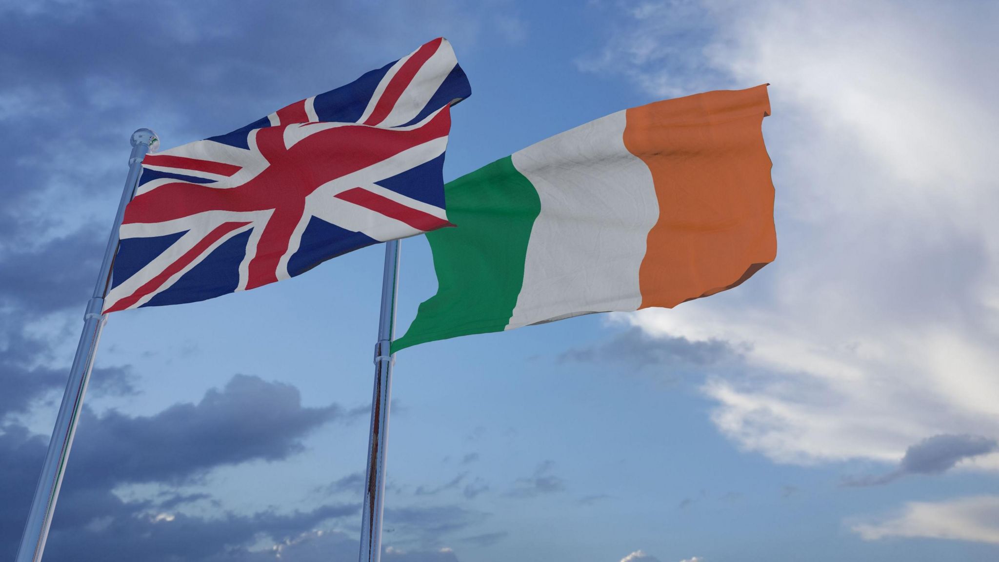 The UK and Irish flag