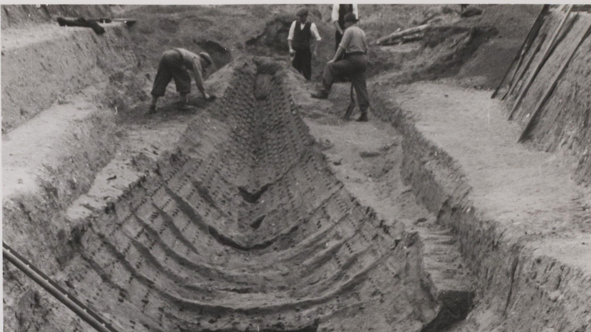 The original ship found buried at Sutton Hoo in 1939