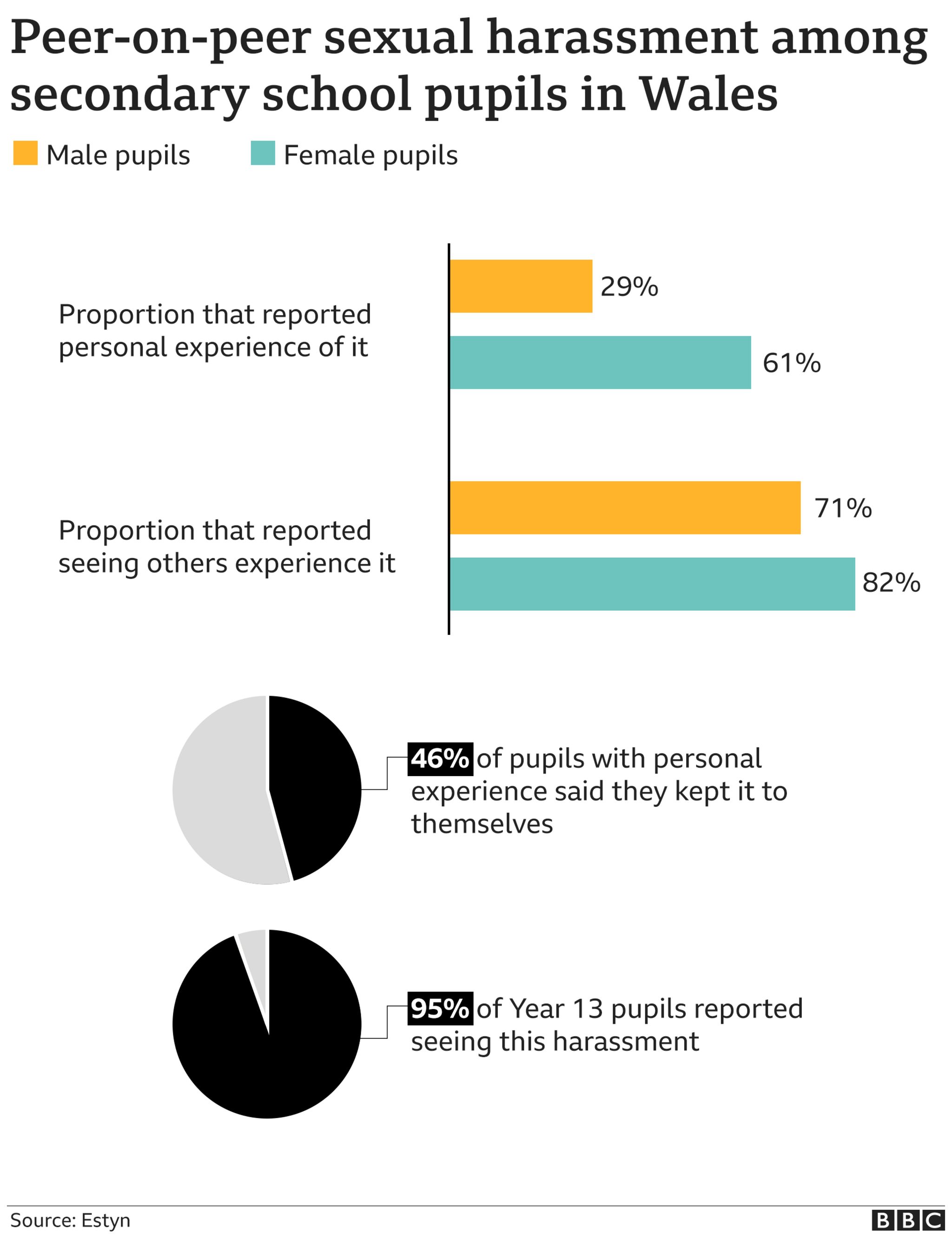 Pupils pressured regularly for nude photos, Estyn report finds