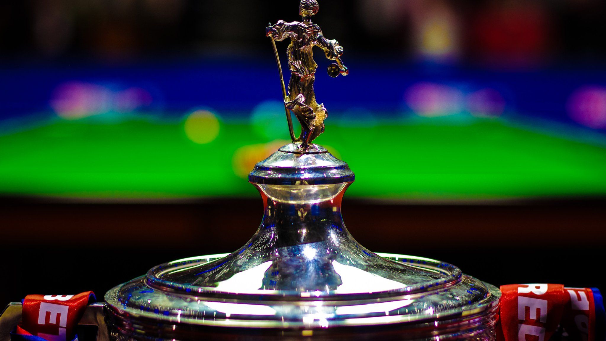 The World Snooker Championship trophy