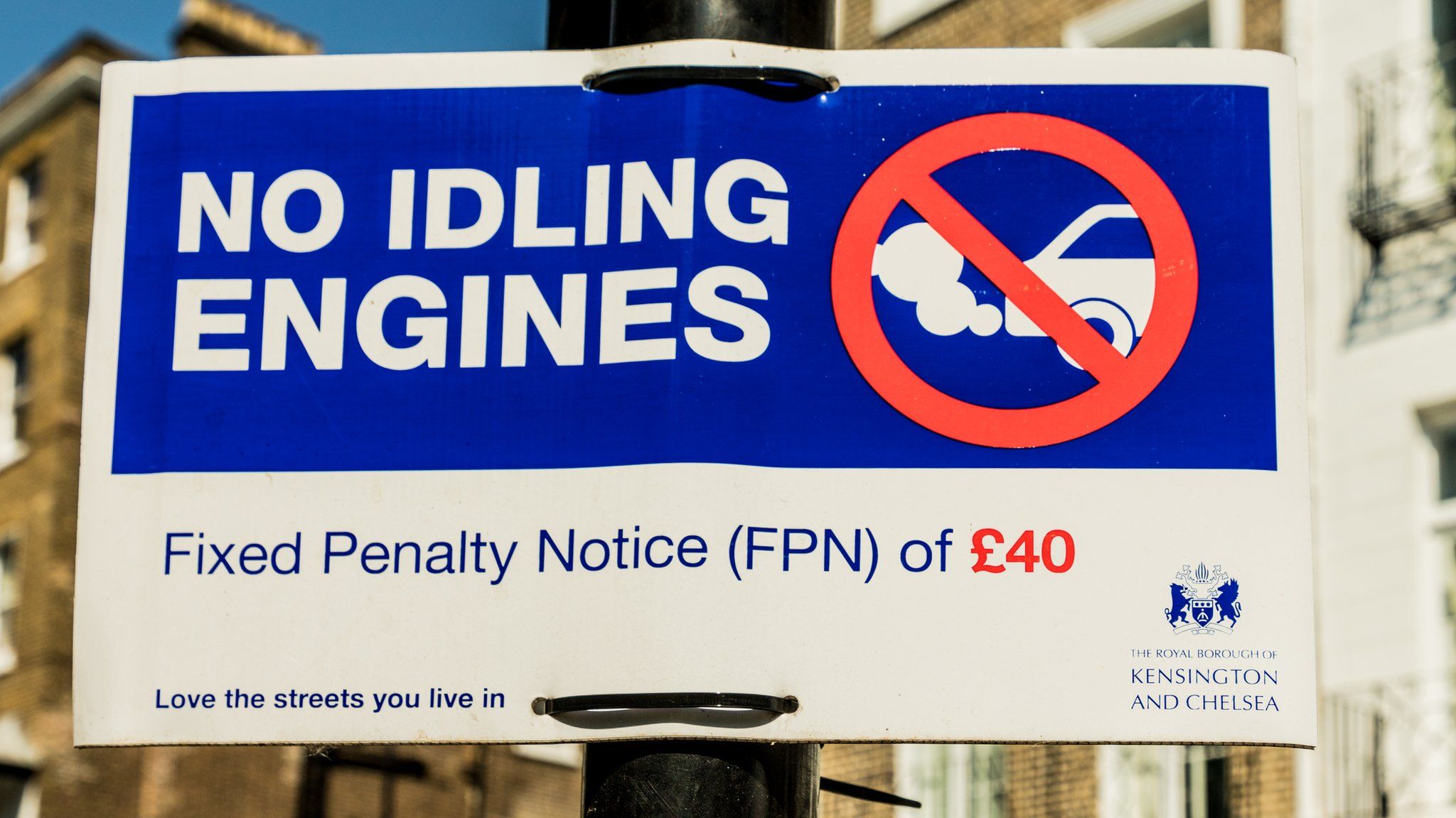 No idling sign