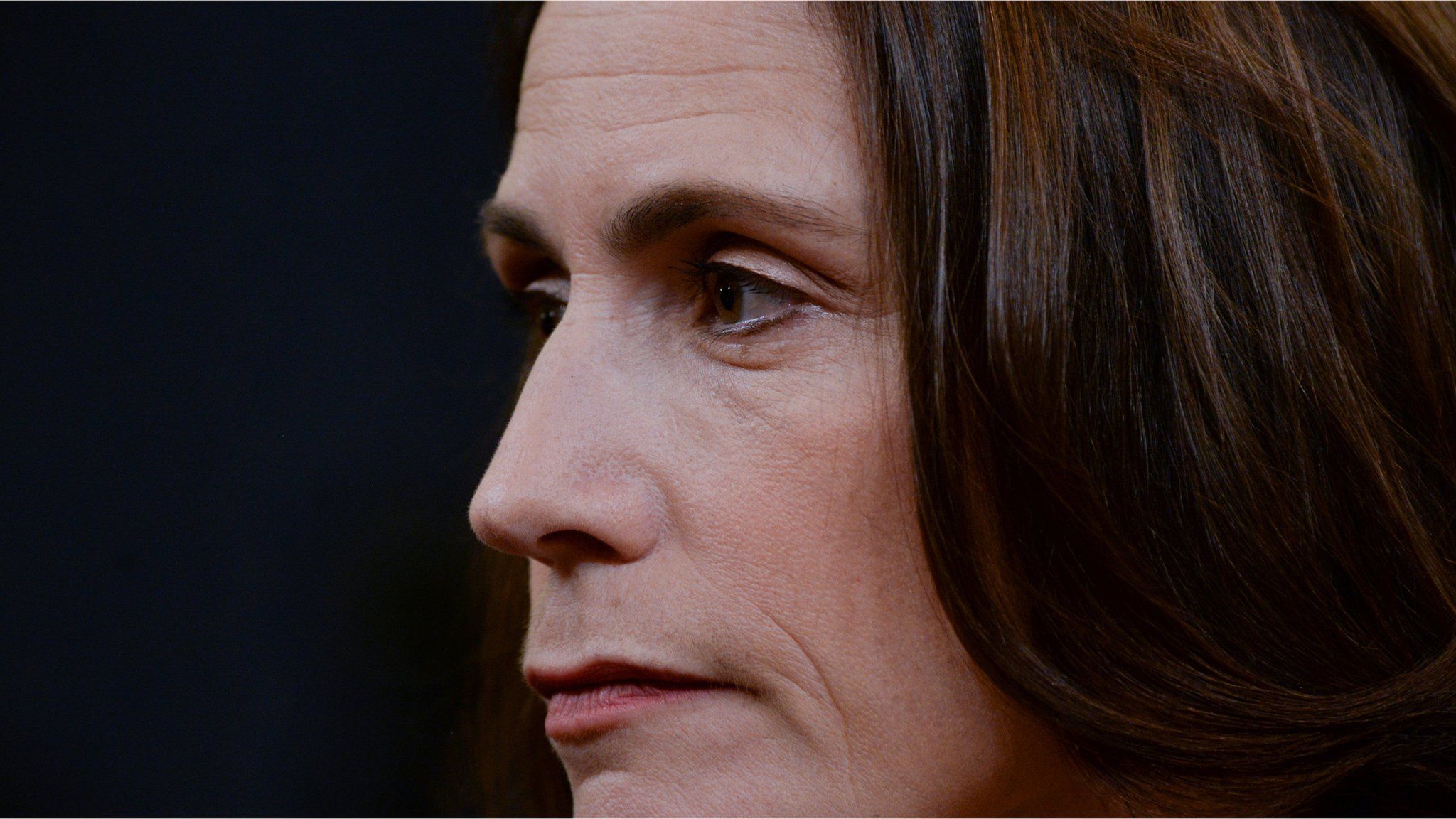 Fiona Hill testifies to a House Intelligence Committee hearing as part of the impeachment inquiry into US President Donald Trump on Capitol Hill in Washington, 21 November, 2019.