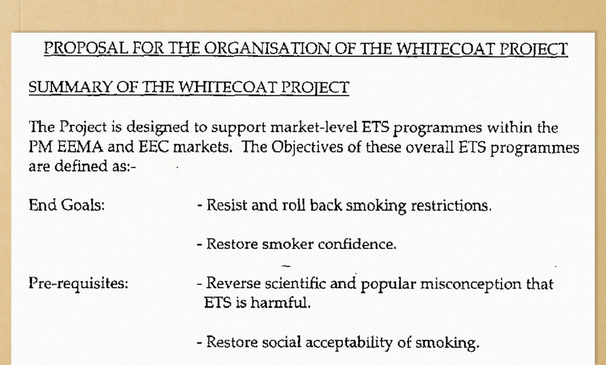 Operation Whitecoat