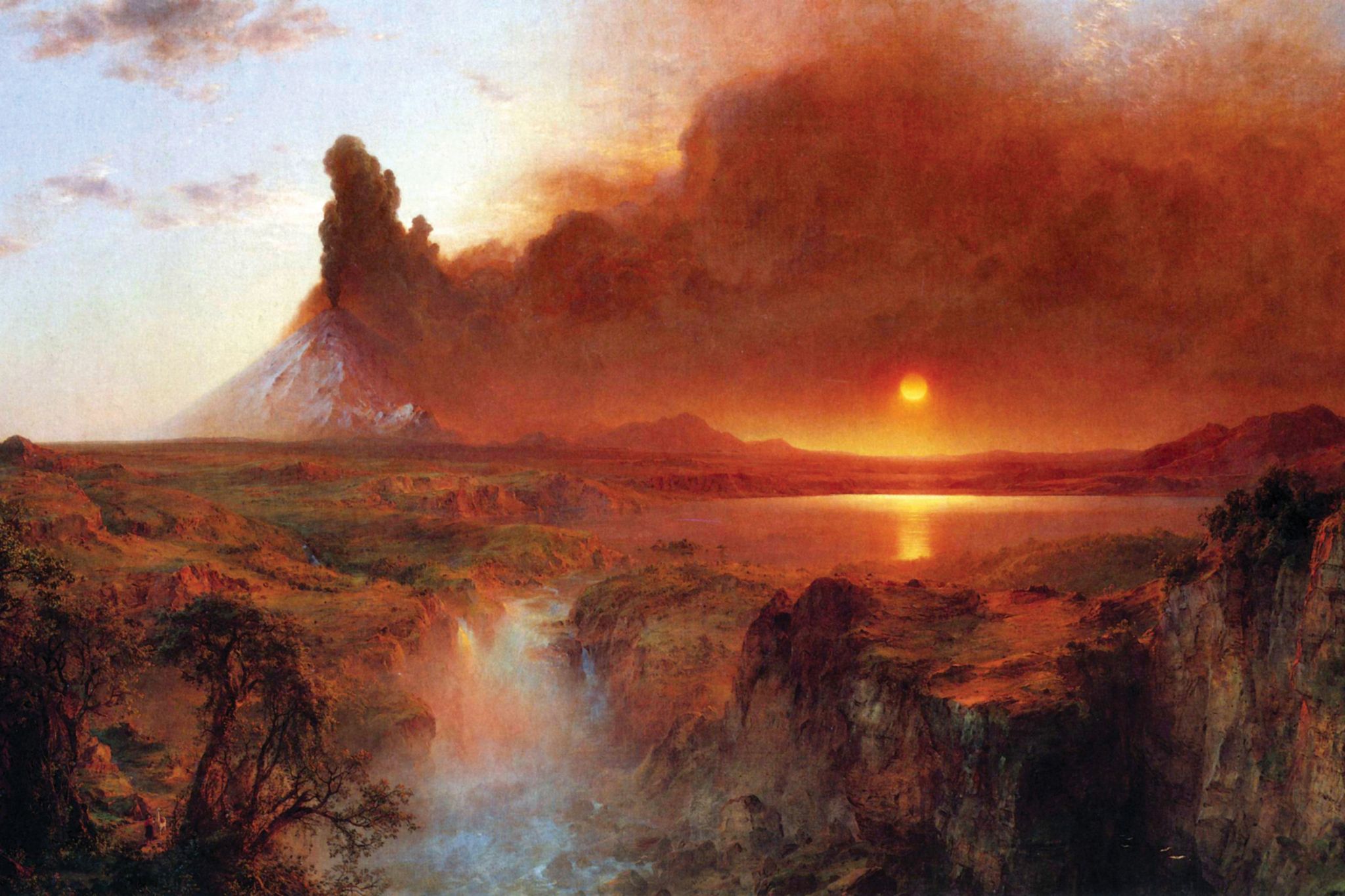 Frederic Edwin Church's painting of the Cotopaxi