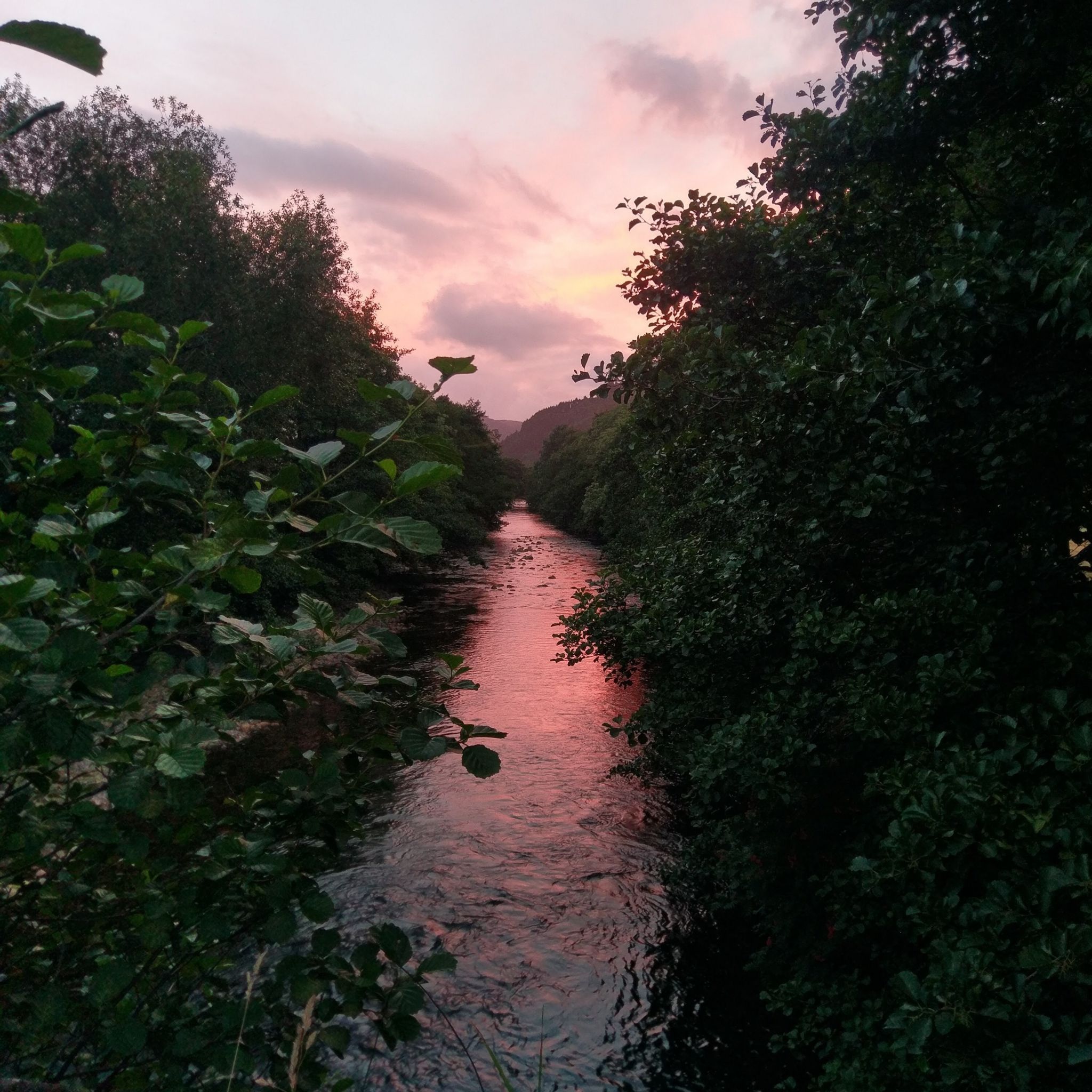 River Croe at sunset