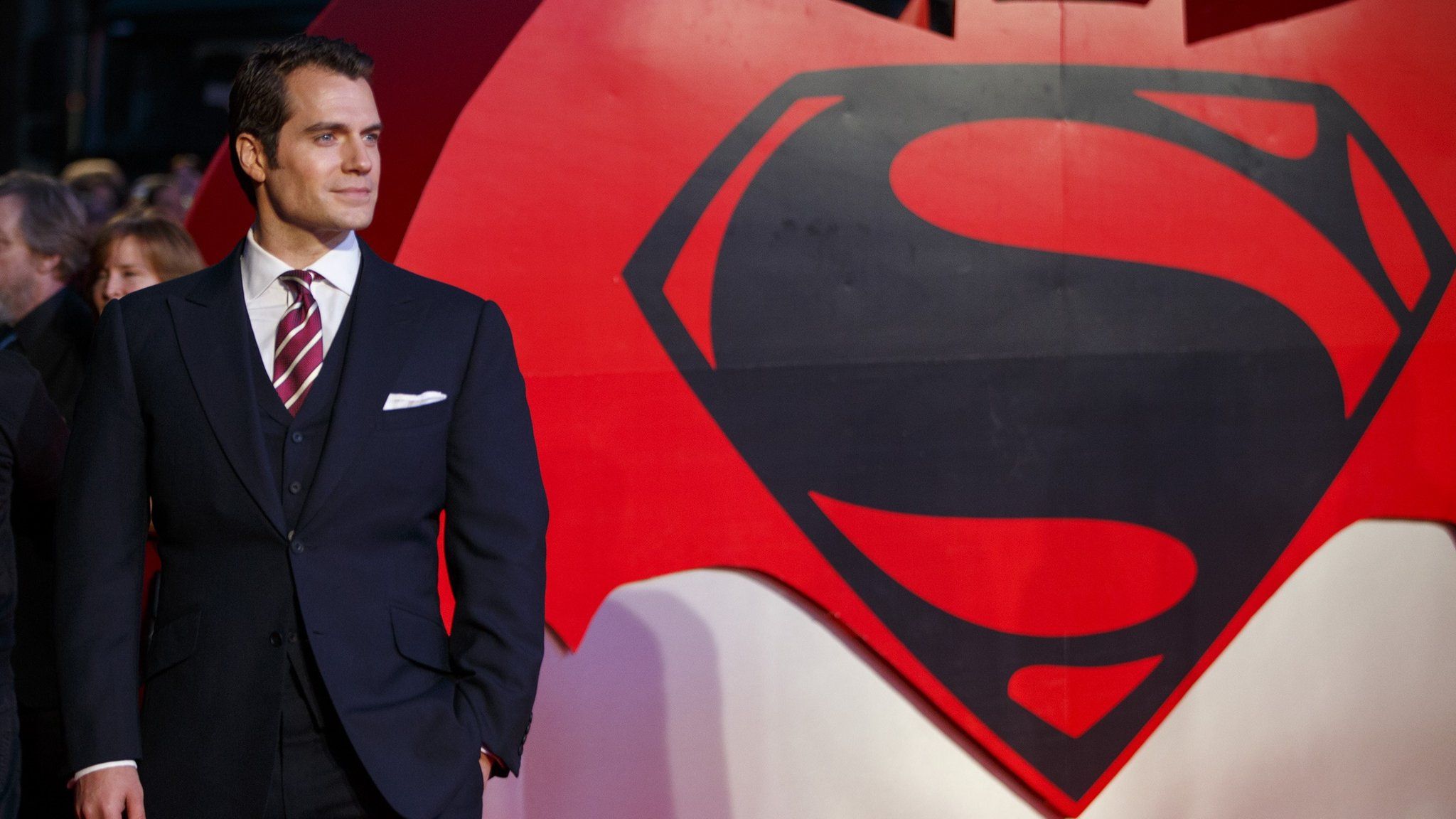 Superman Henry Cavill in Times Square