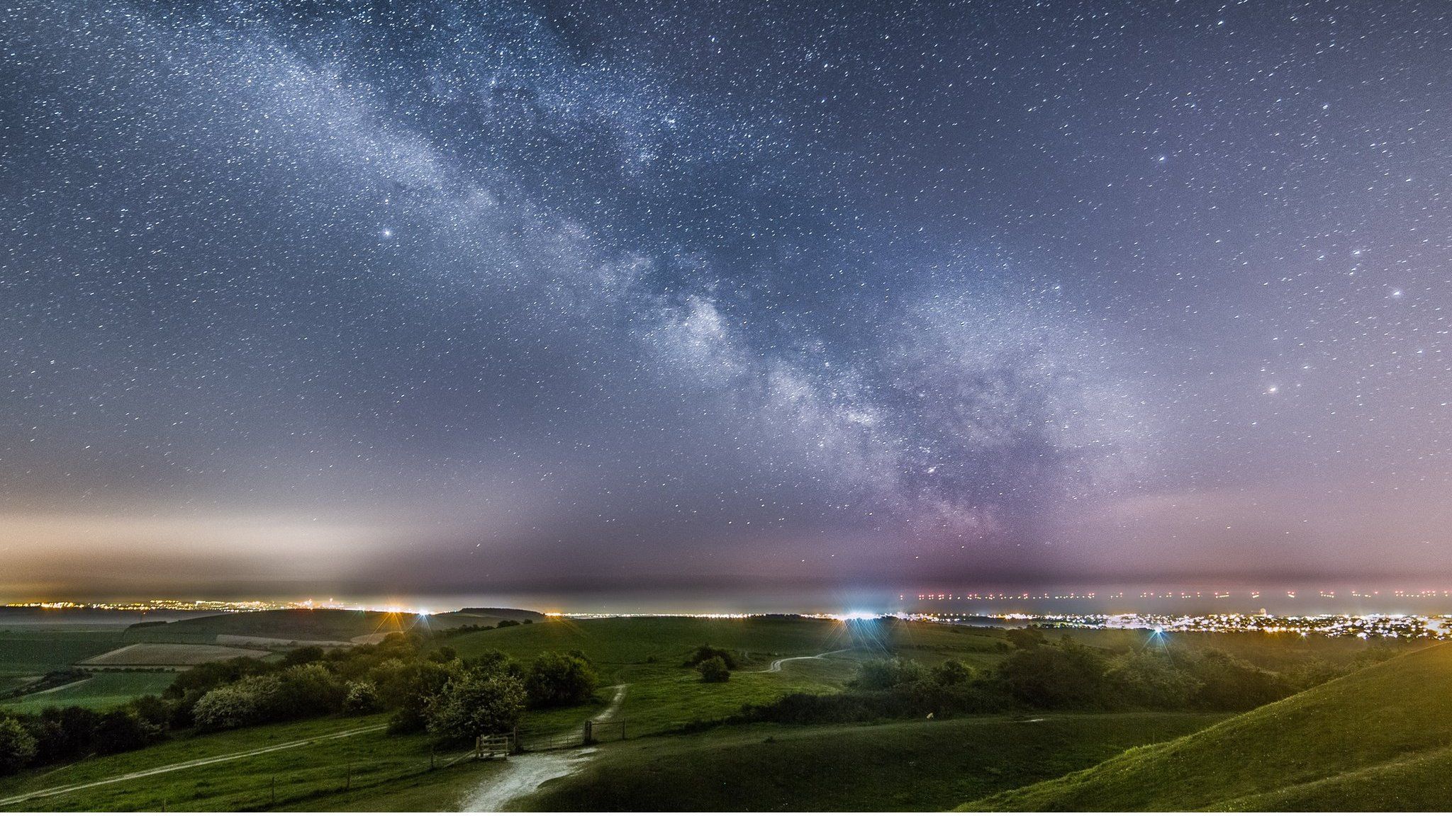 The Milky Way from Cissbury Ring