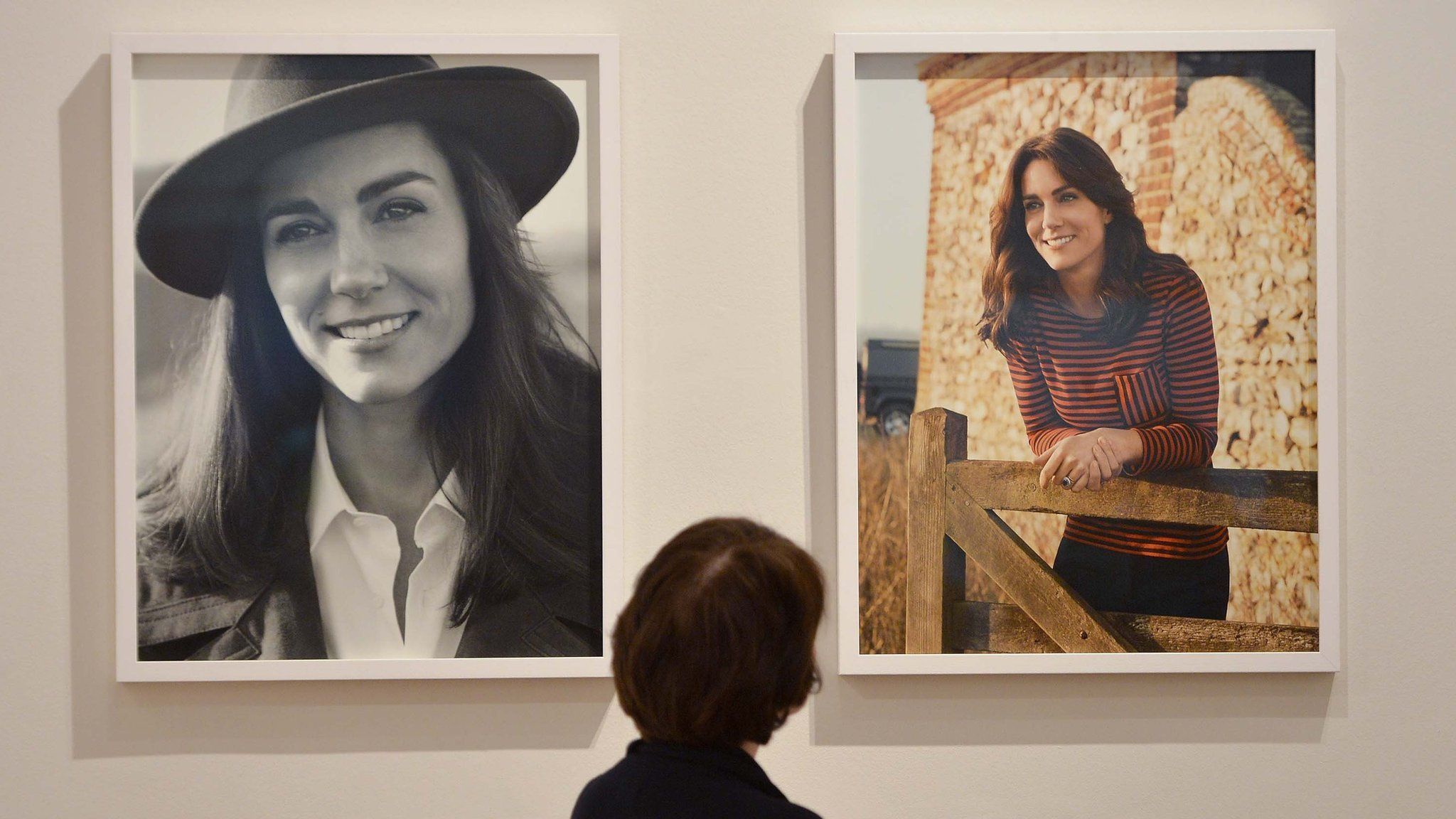 Two new portraits of the Duchess of Cambridge on display at the National Portrait Gallery