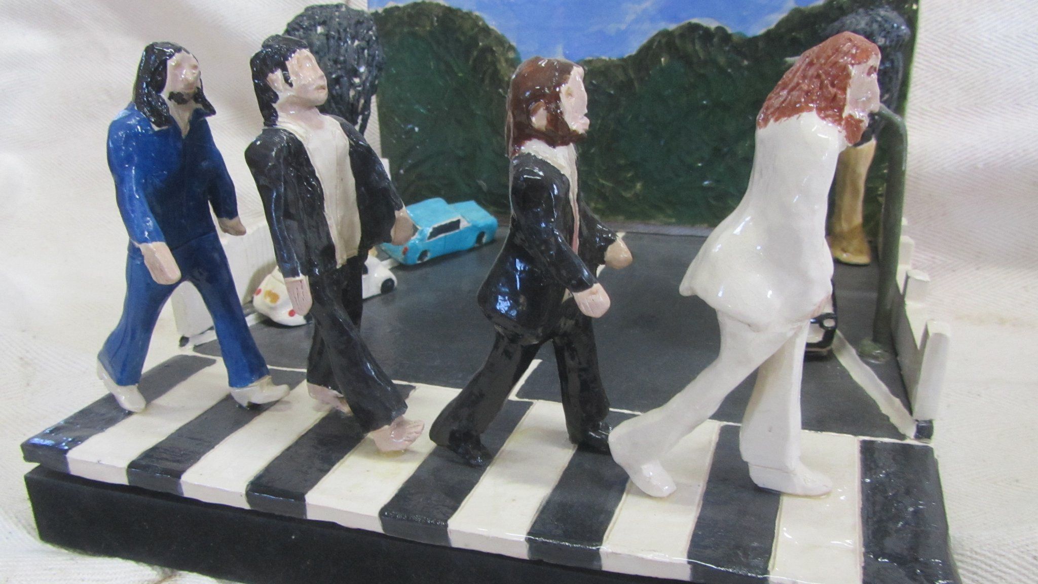 Ceramic version of Abbey Road by The Beatles