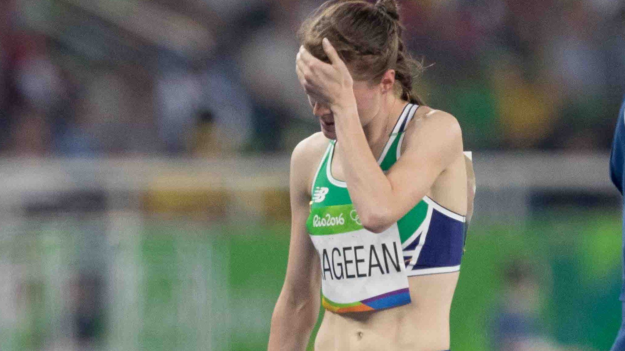 A dejected Ciara Mageean after her semi-final