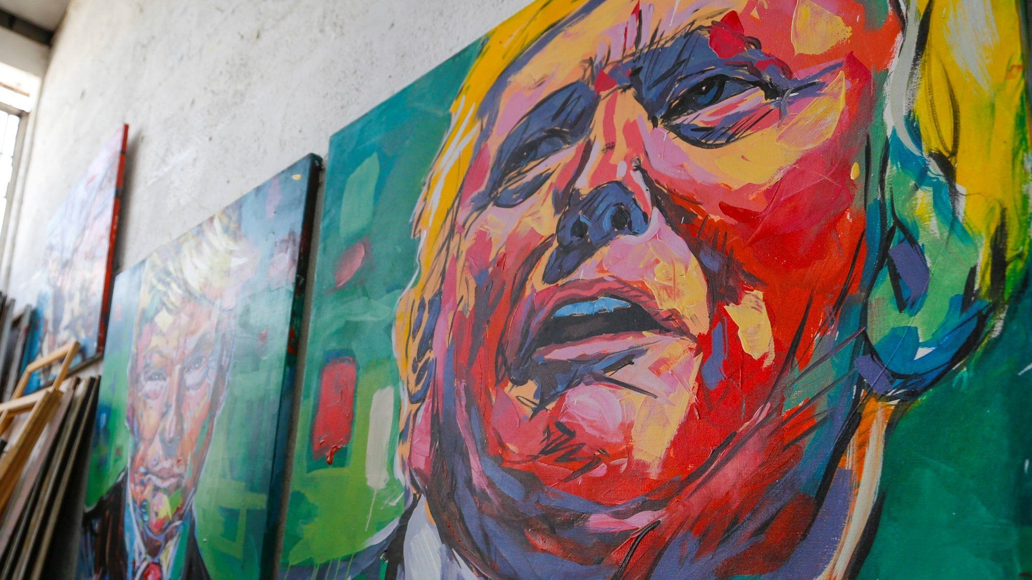 A Kenyan artist's depiction of Donald Trump