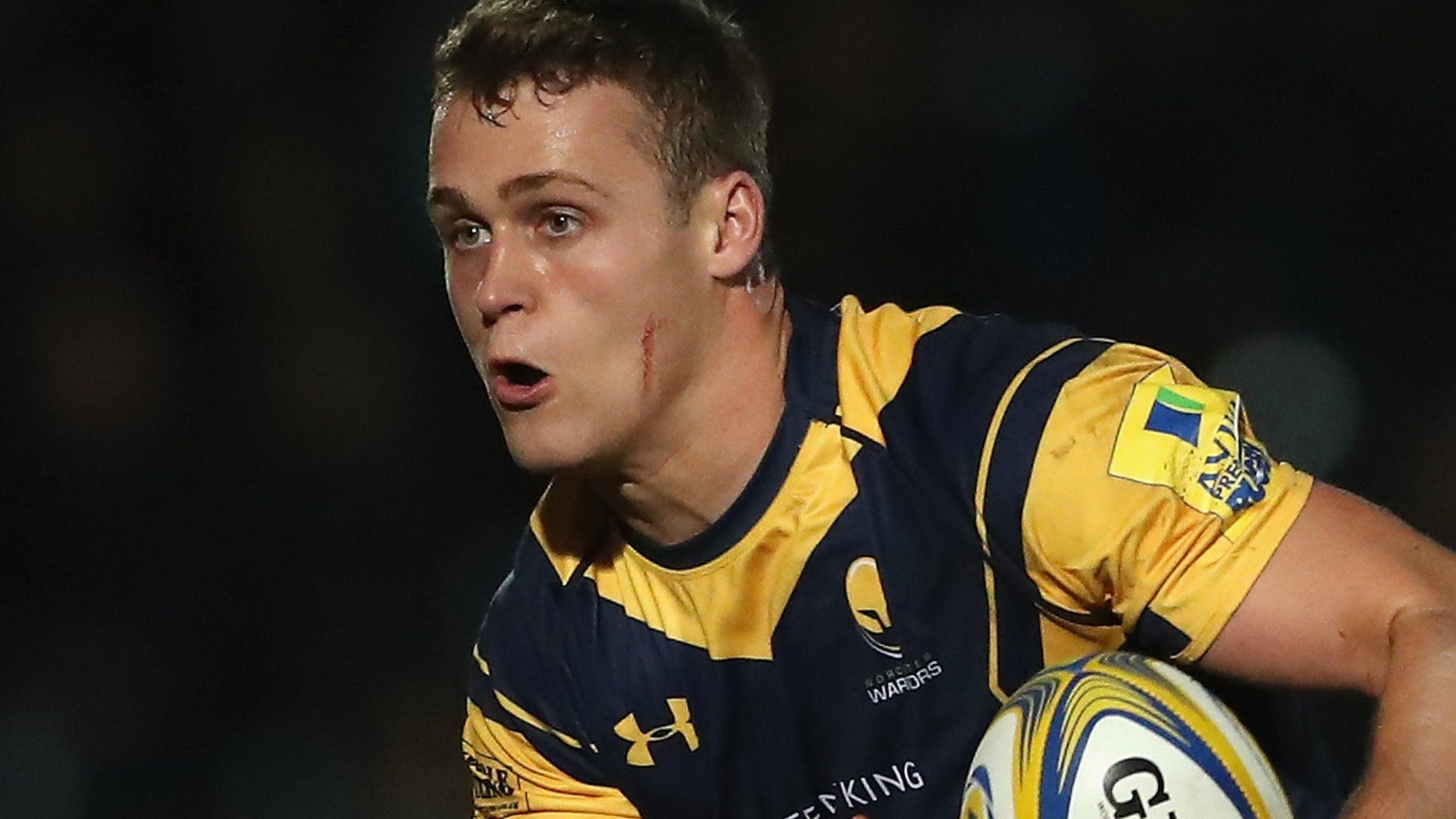 Jamie Shillcock in action for Worcester Warriors