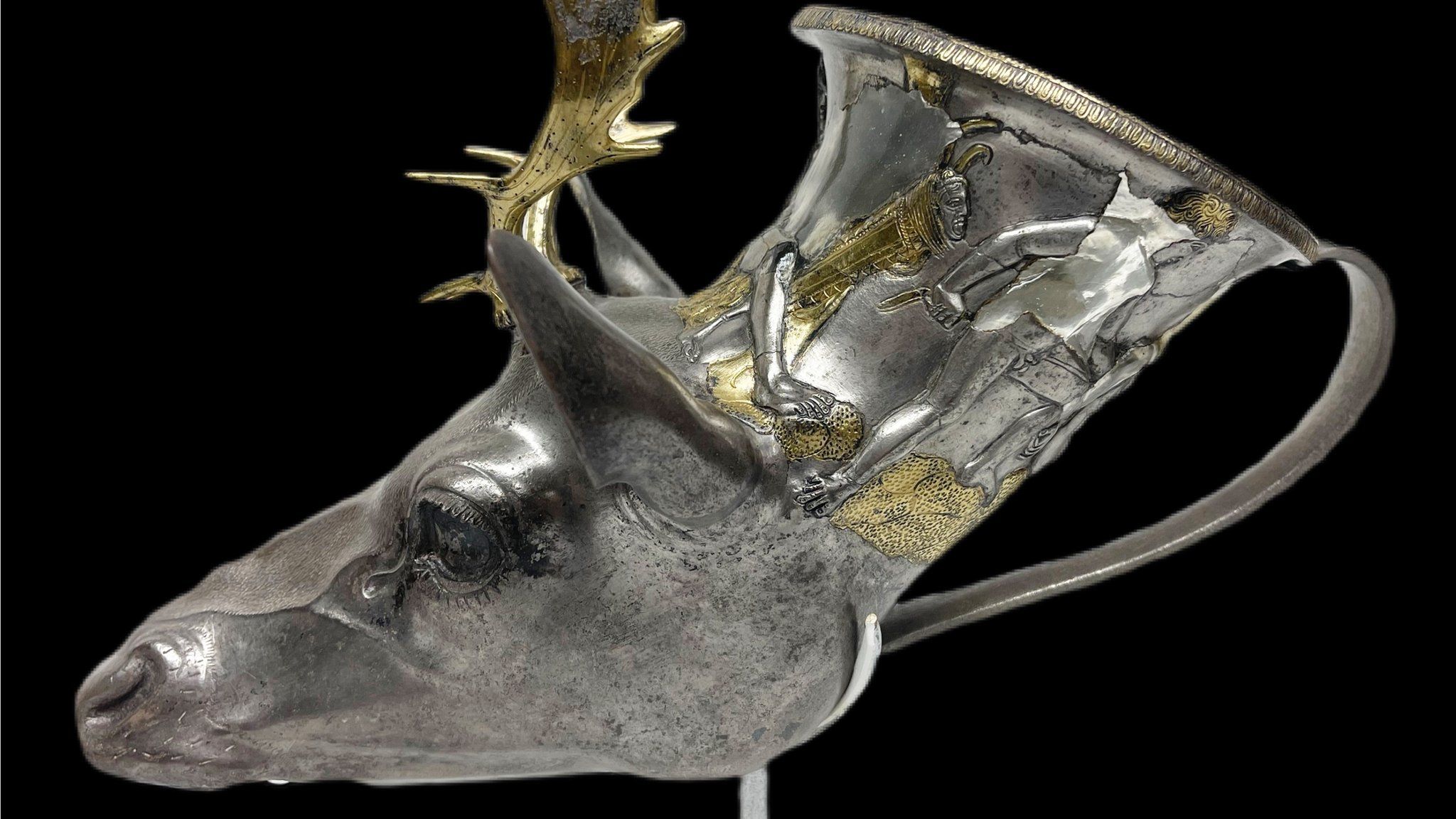 Stag's Head Rhyton, a drinking vessel dating from 400BC worth $3.5m