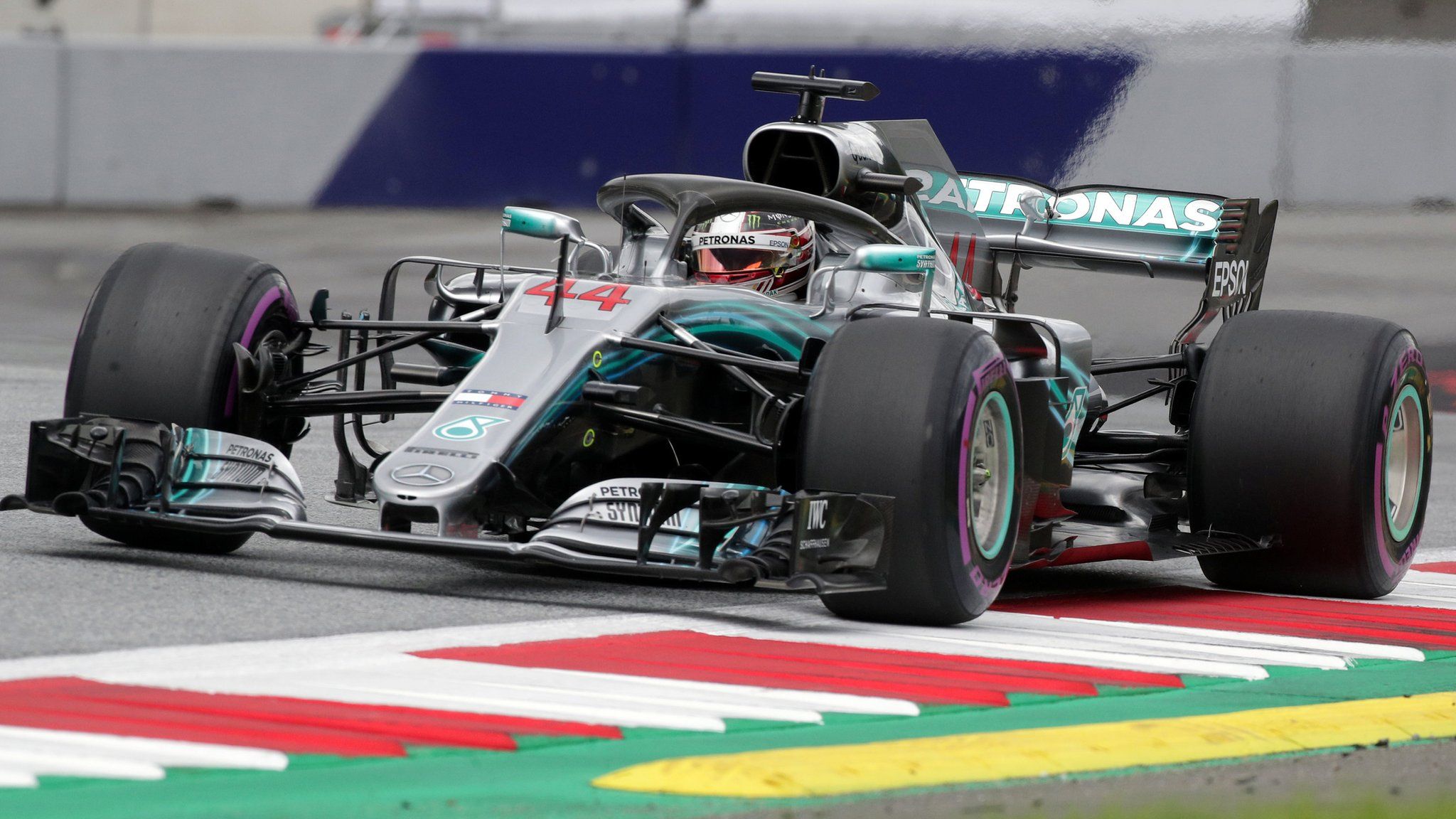 Lewis Hamilton in action at the Austrian Grand Prix