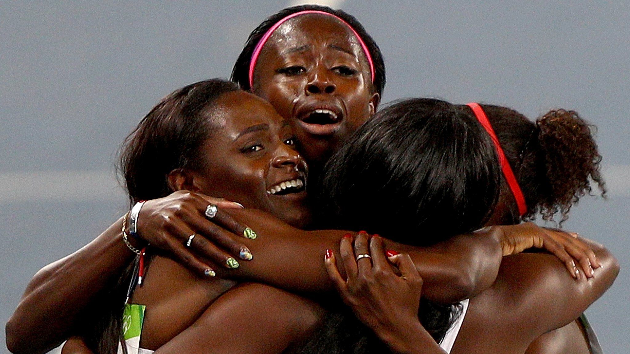 Great Britain's 4x100m women's relay