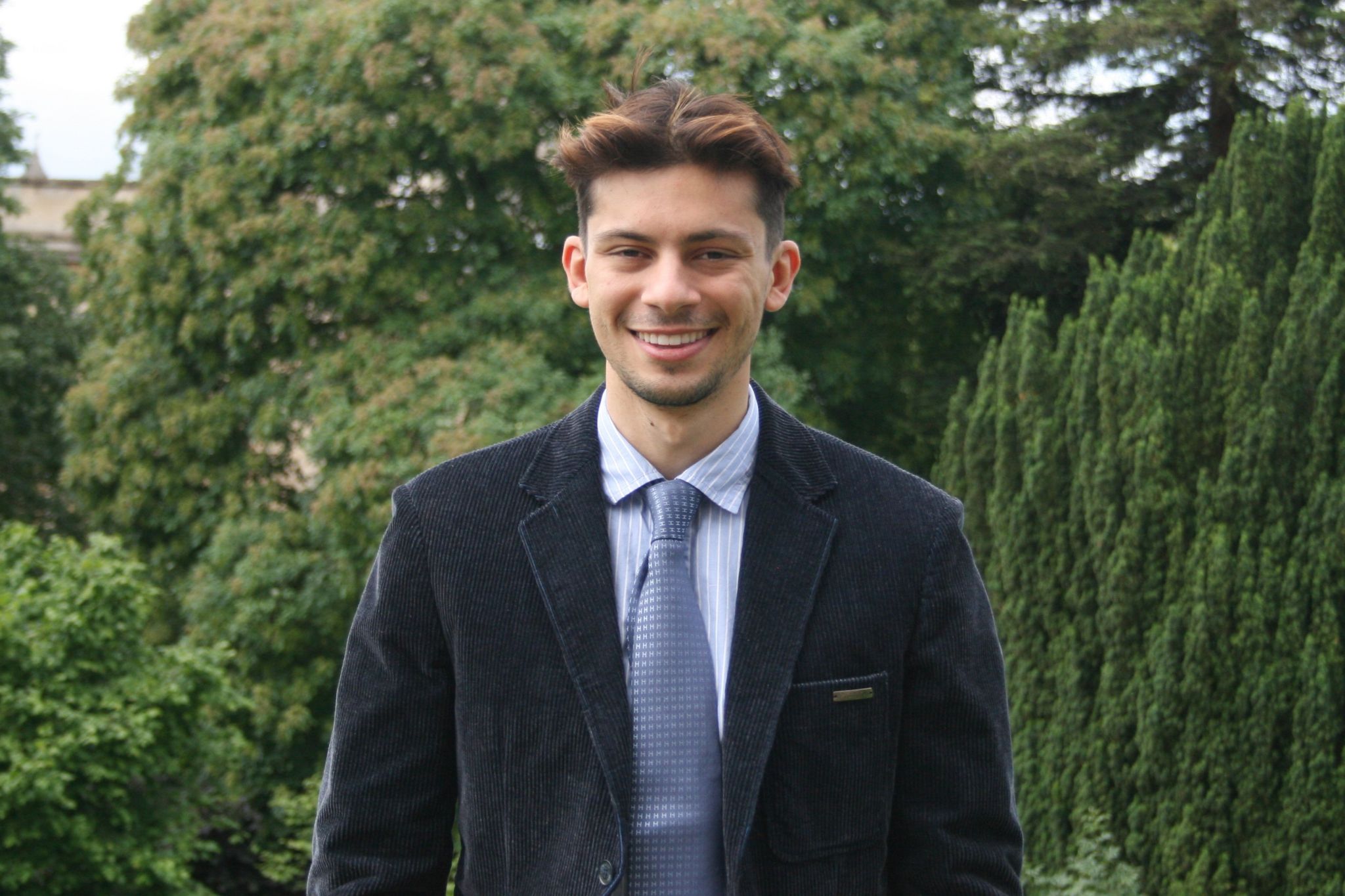 Dr Oscar Oglina, a young man who has now graduated from Bristol Medical School