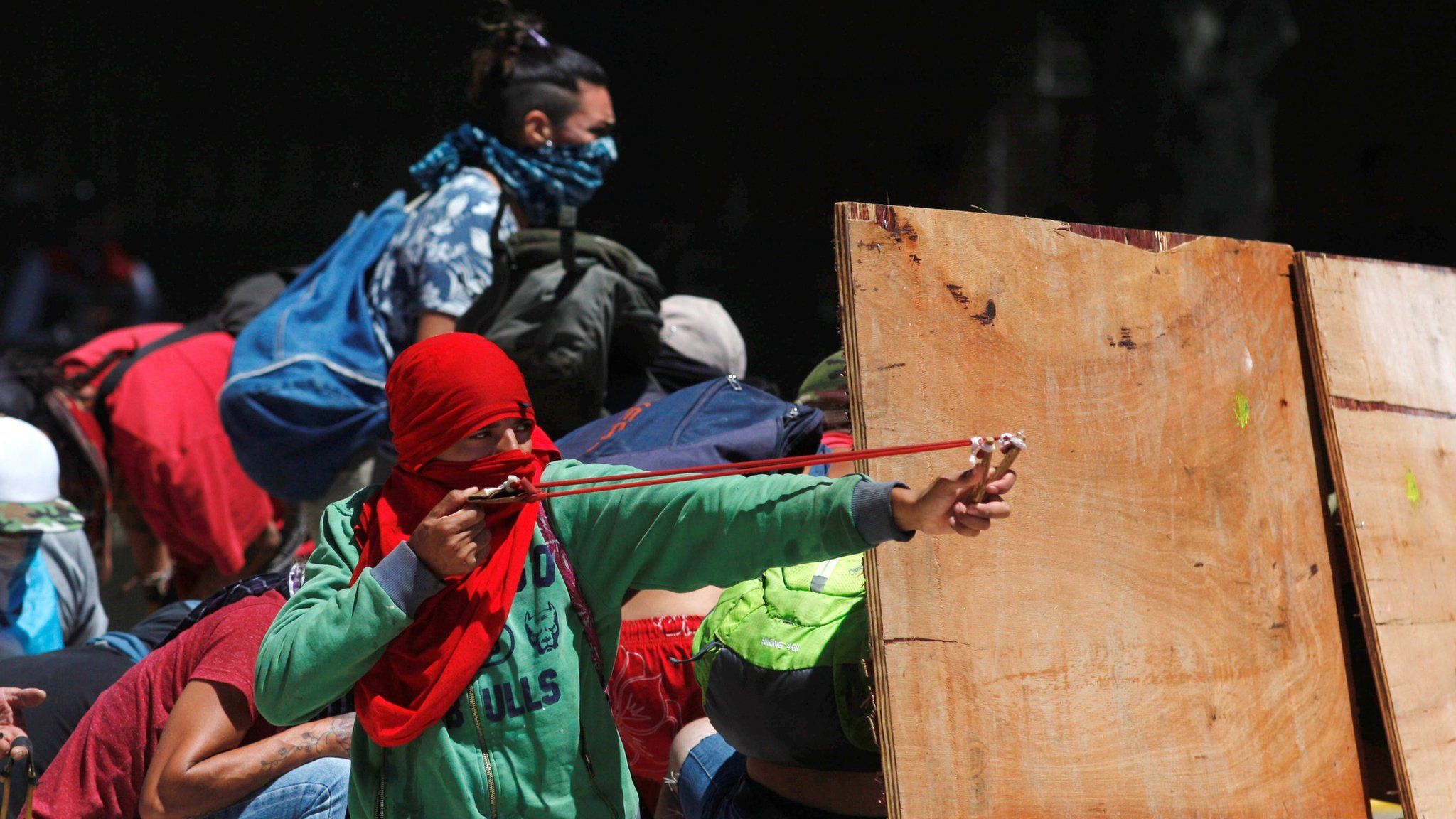 Demonstrators clash with police in Buenos Aires - 18 December