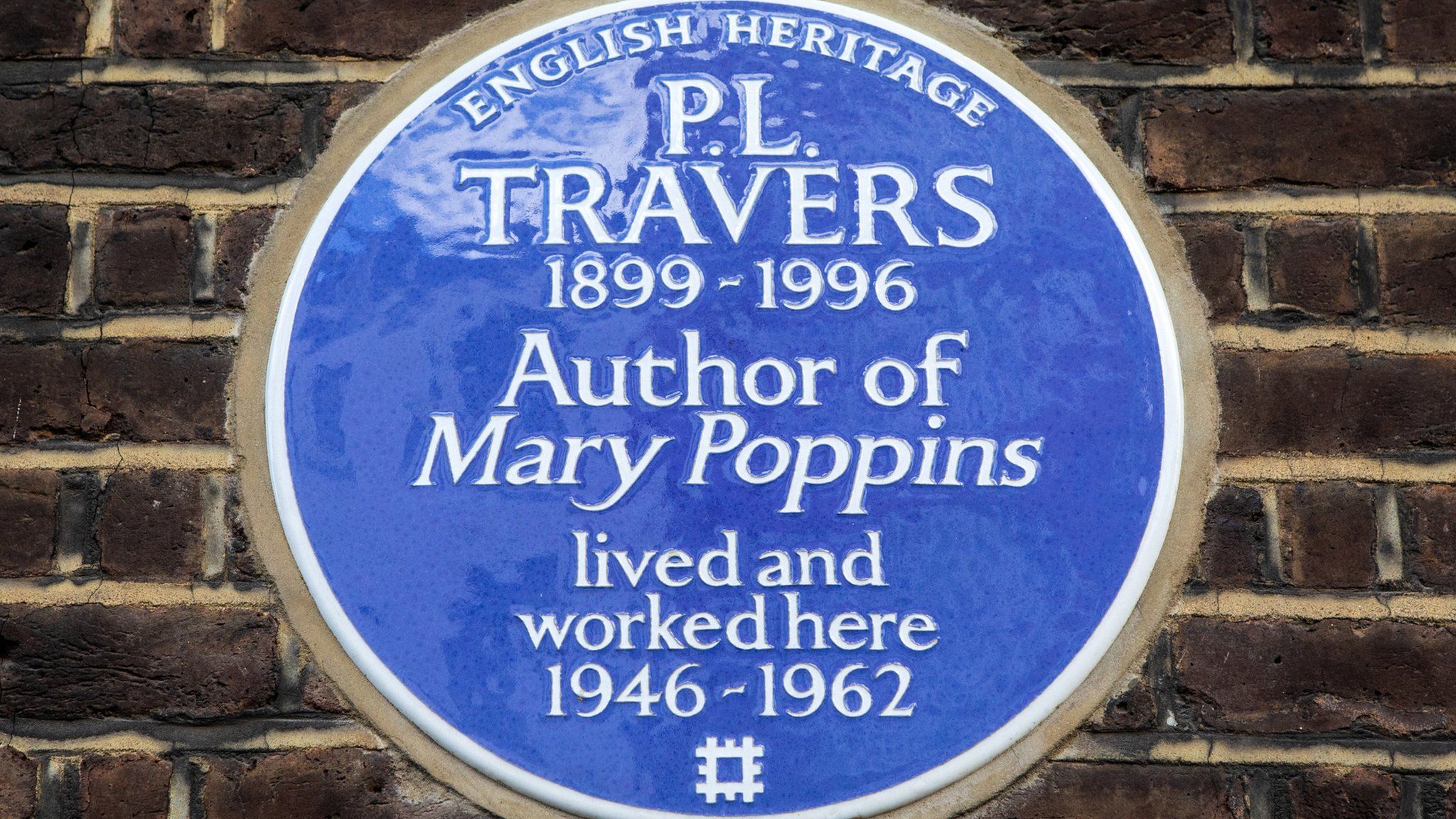 Blue plaque for P L Travers