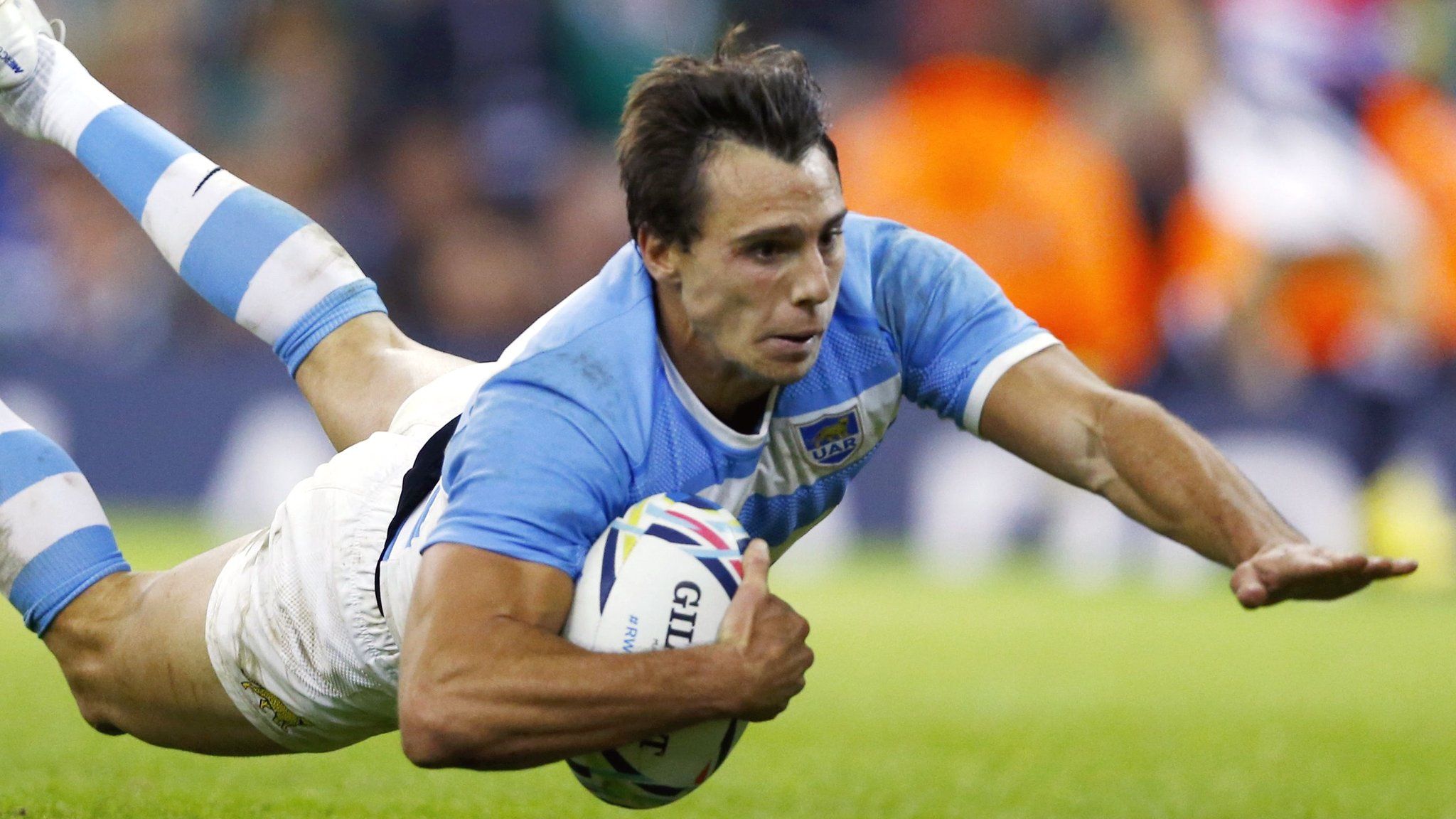 Racing 92's Argentina flyer Juan Imhoff is unavailable for the Pumas while he plays in France