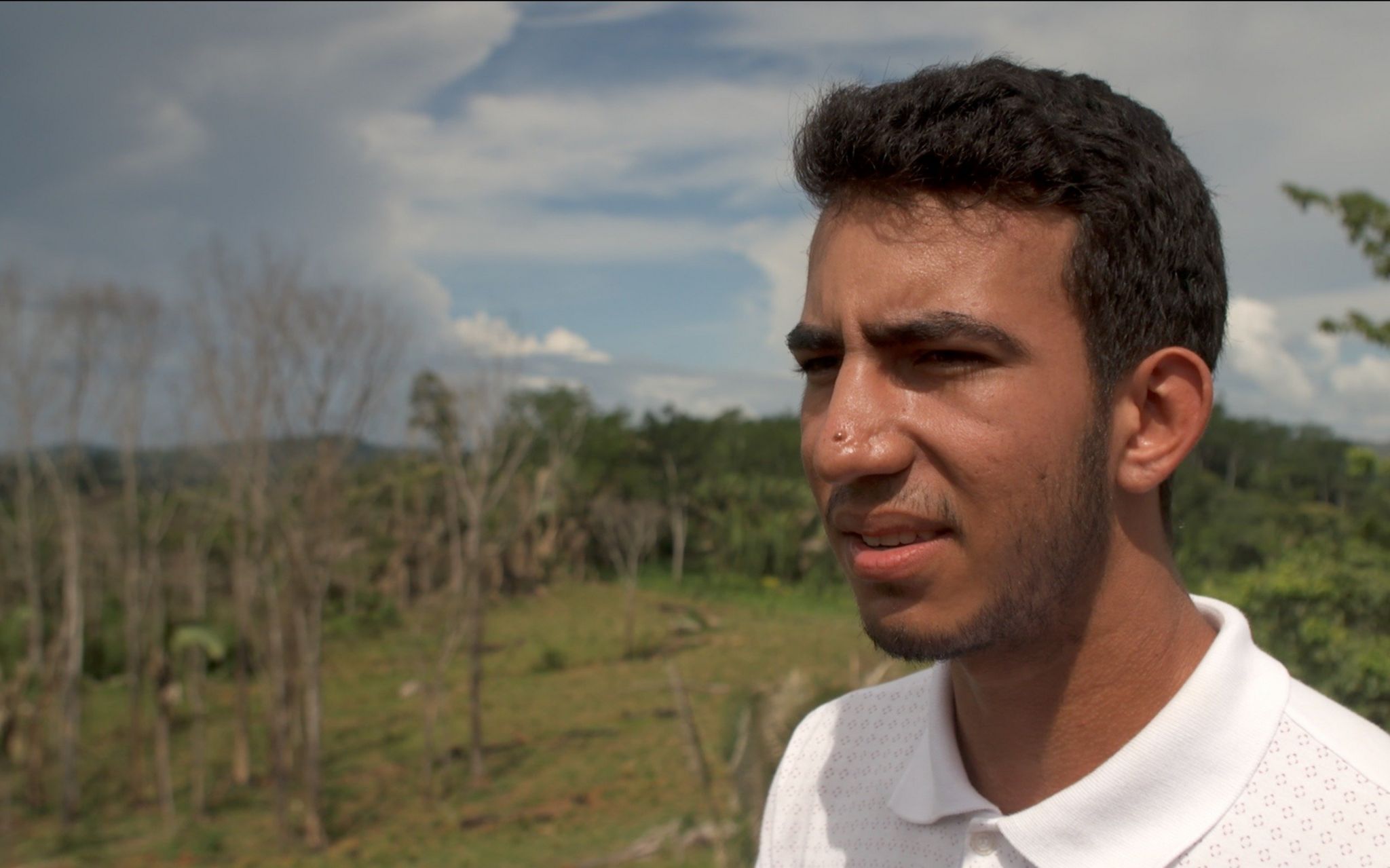 Gustavo's family farm was hit by an illegal fire last August