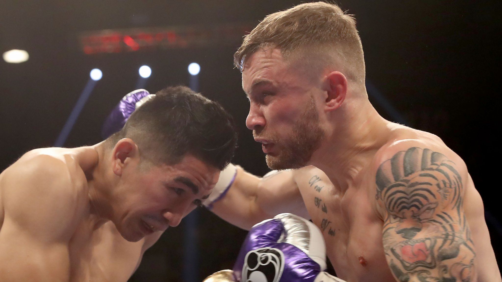Carl Frampton was making the first defence of the WBA world featherweight title