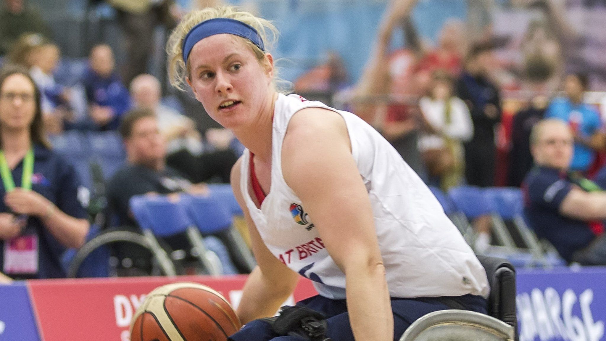 Wheelchair basketball player Robyn Love
