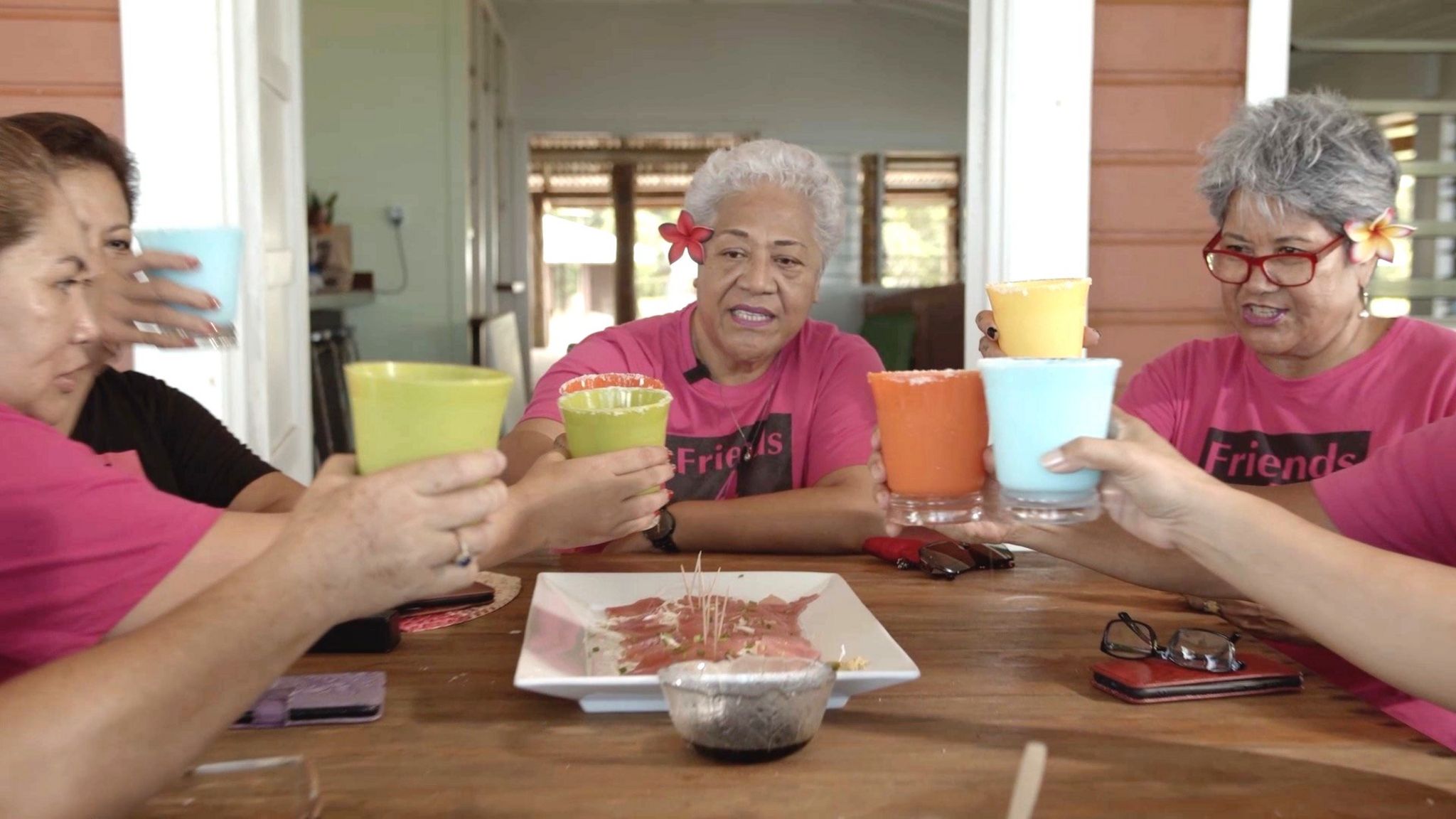 Fiame and her margarita circle