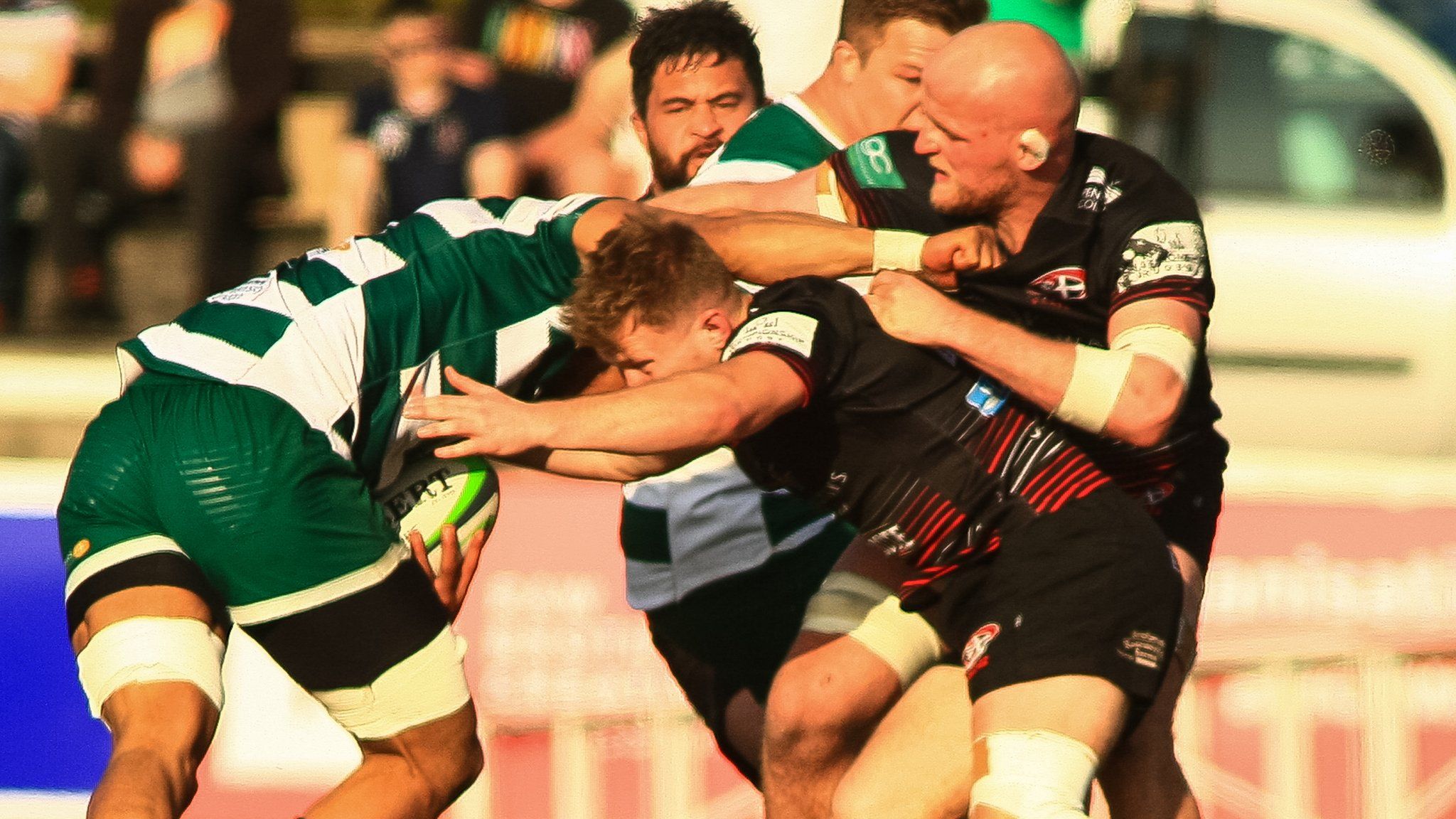 Championship Cup: Cornish Pirates score late to seal 38-37 first-leg ...