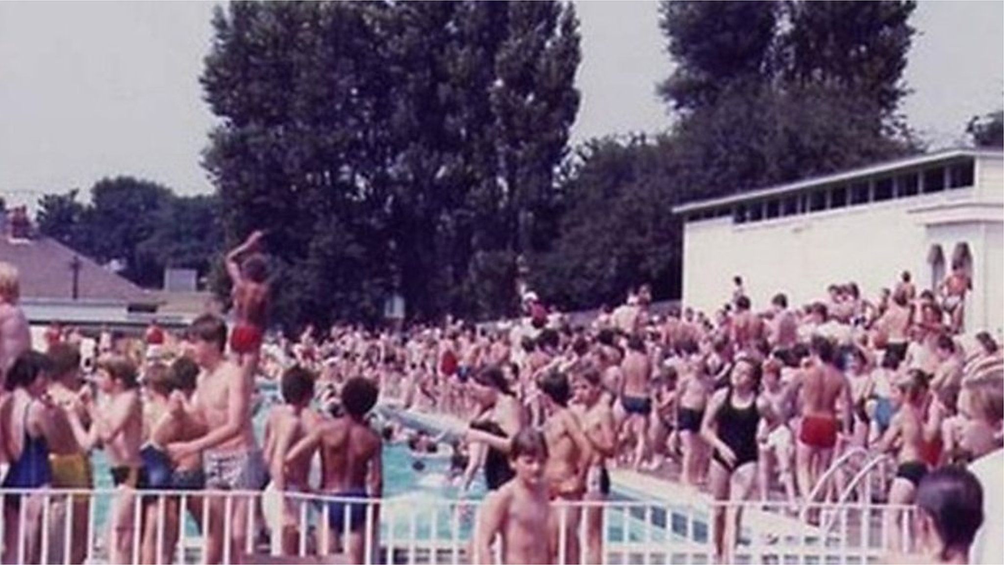 The Broomhill pool in Ipswich closed in 2002 and is now being restored.