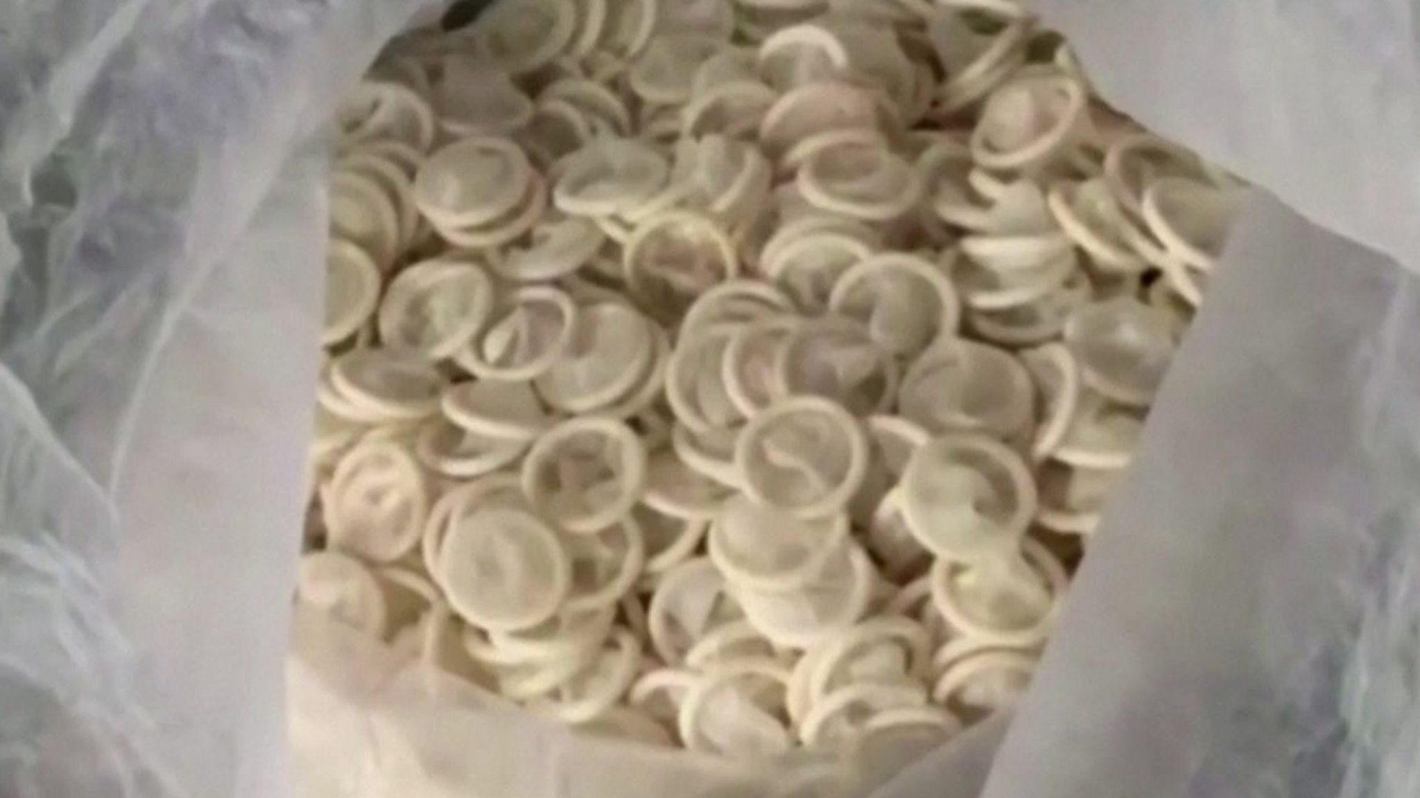 Condoms in Vietnamese warehouse