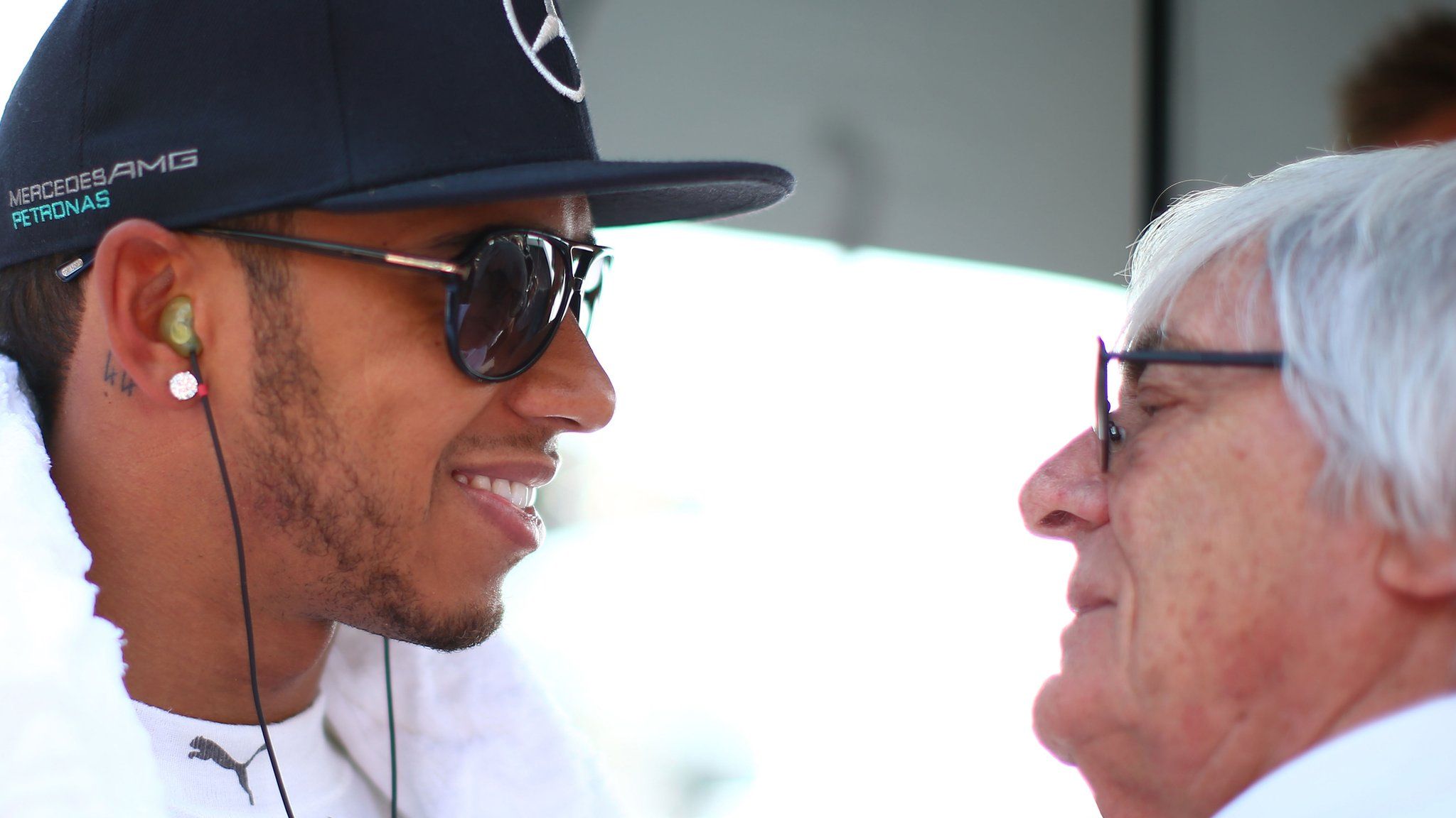 Lewis Hamilton and Bernie Ecclestone