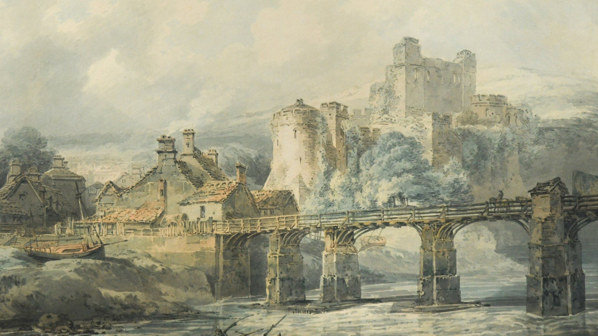 Turner's Chepstow Castle painting to return to Wales - BBC News