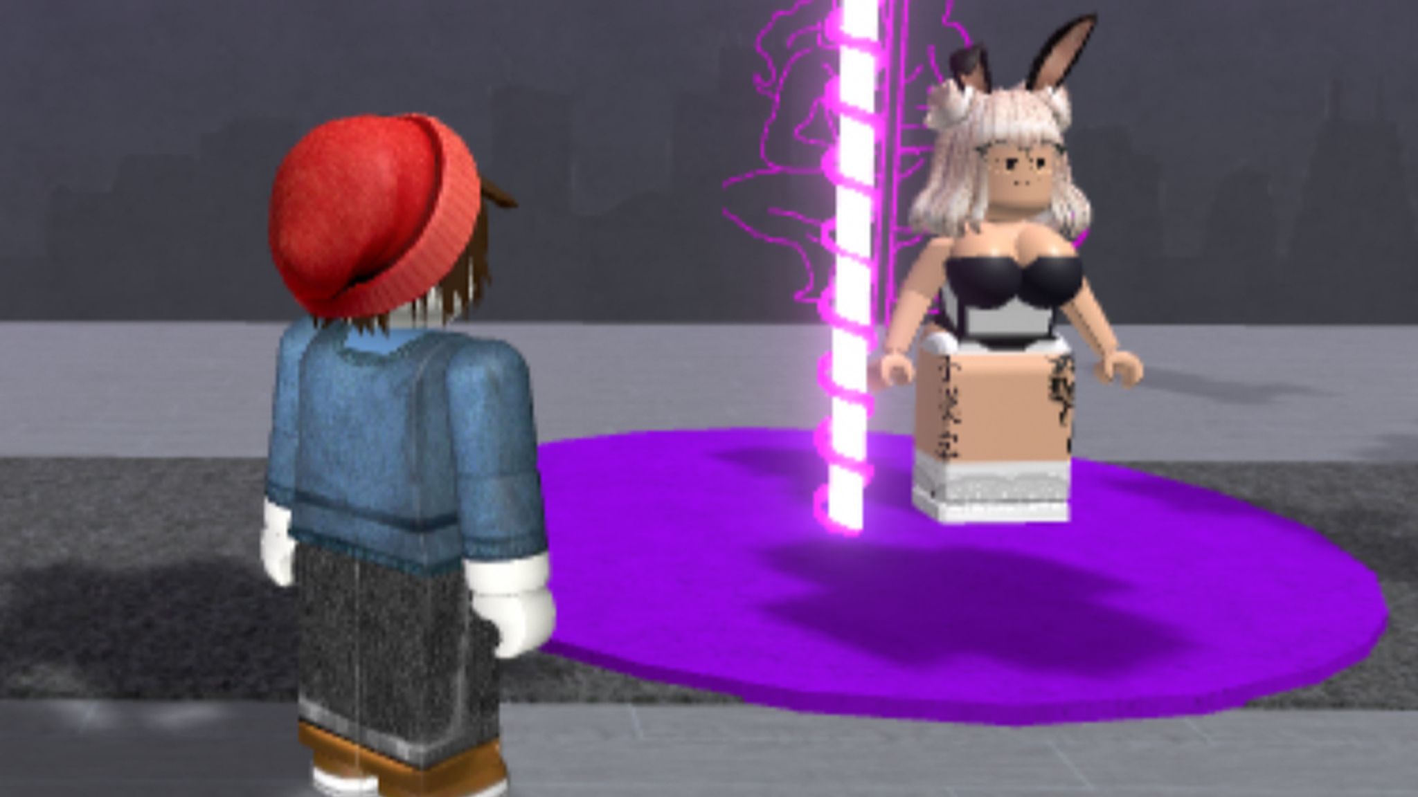 A screengrab from a Roblox 'Condo'