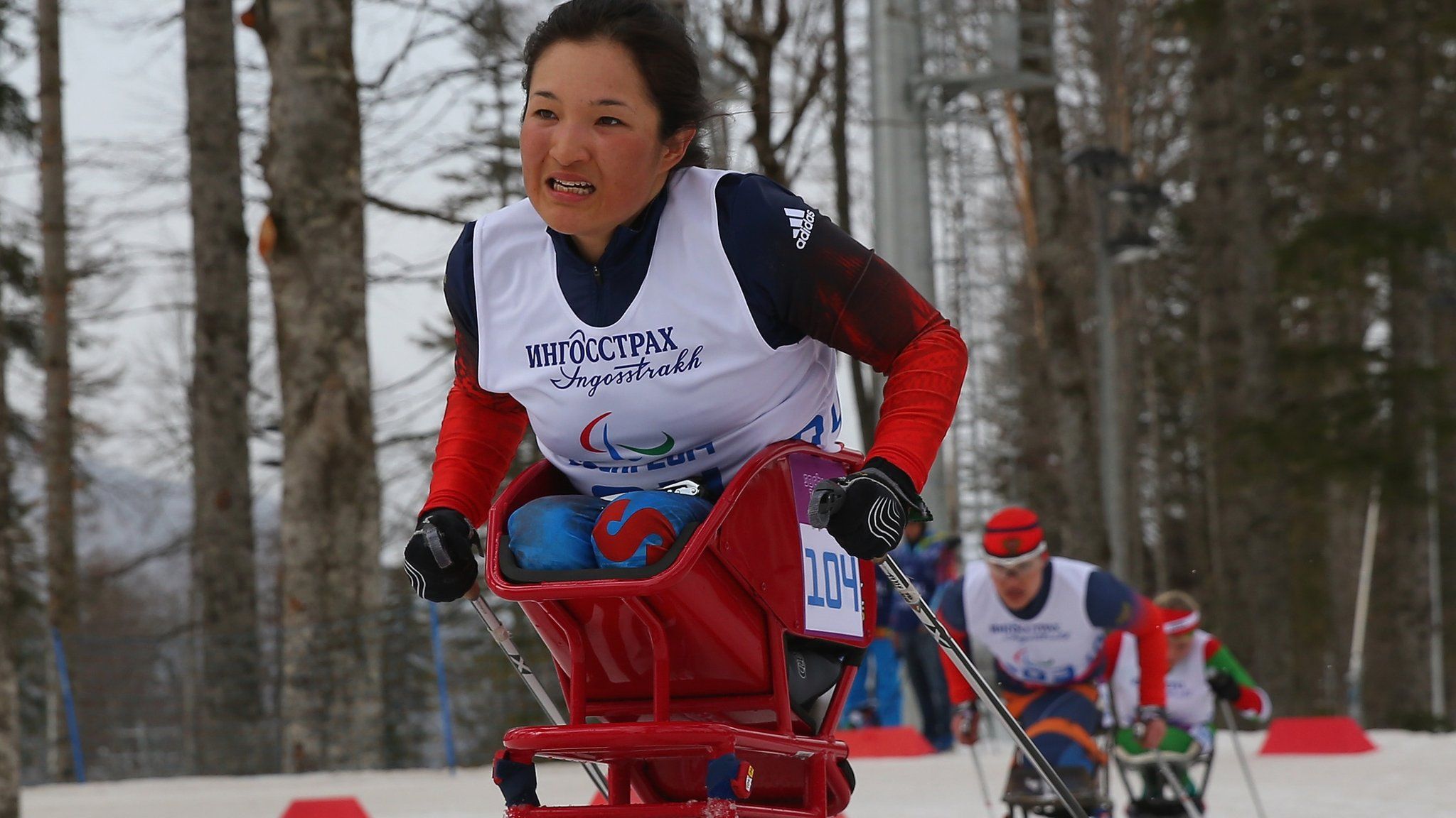 Akzhana Abdikarimova at Sochi 2014
