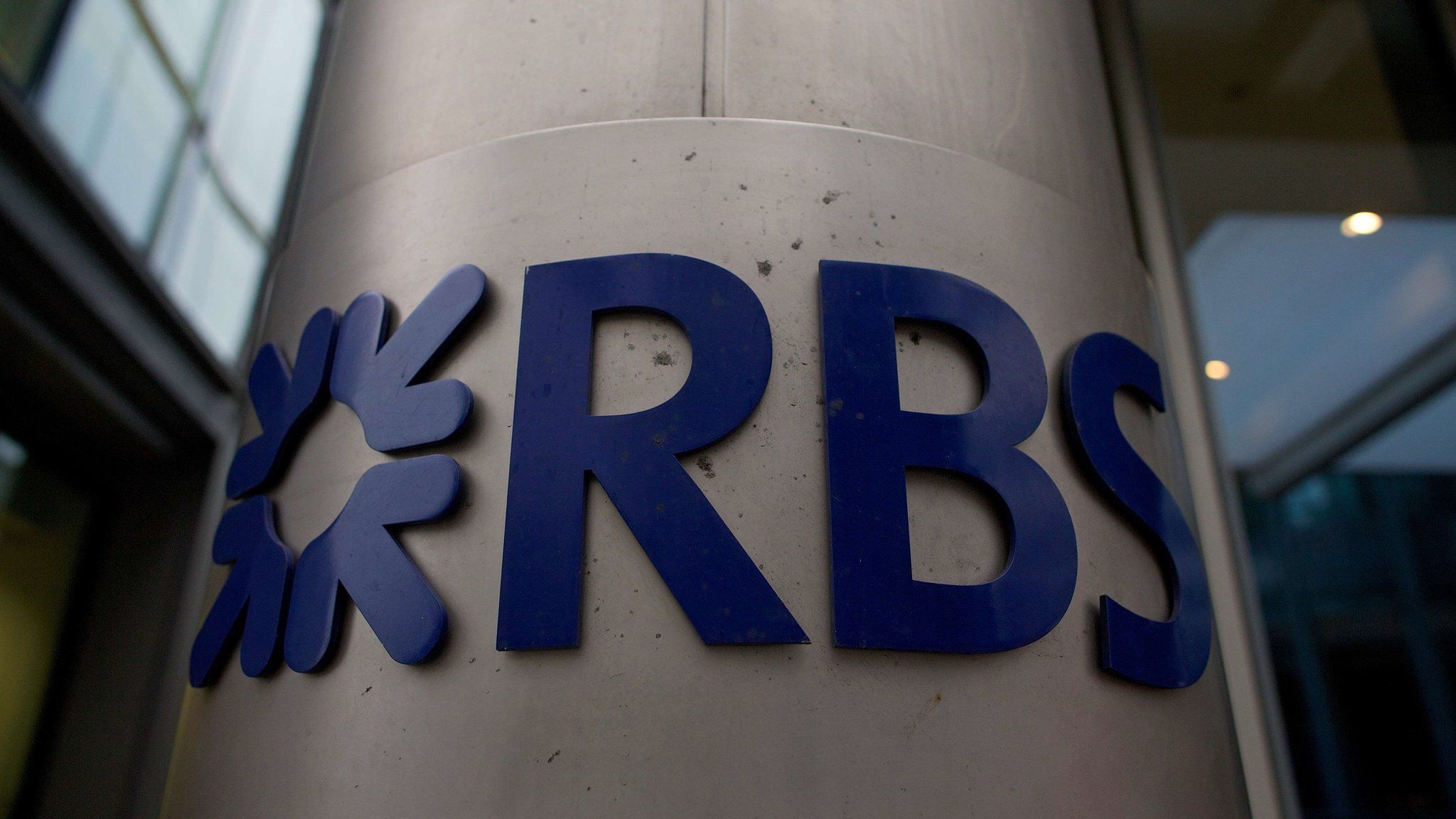 RBS sign at the bank's headquarters