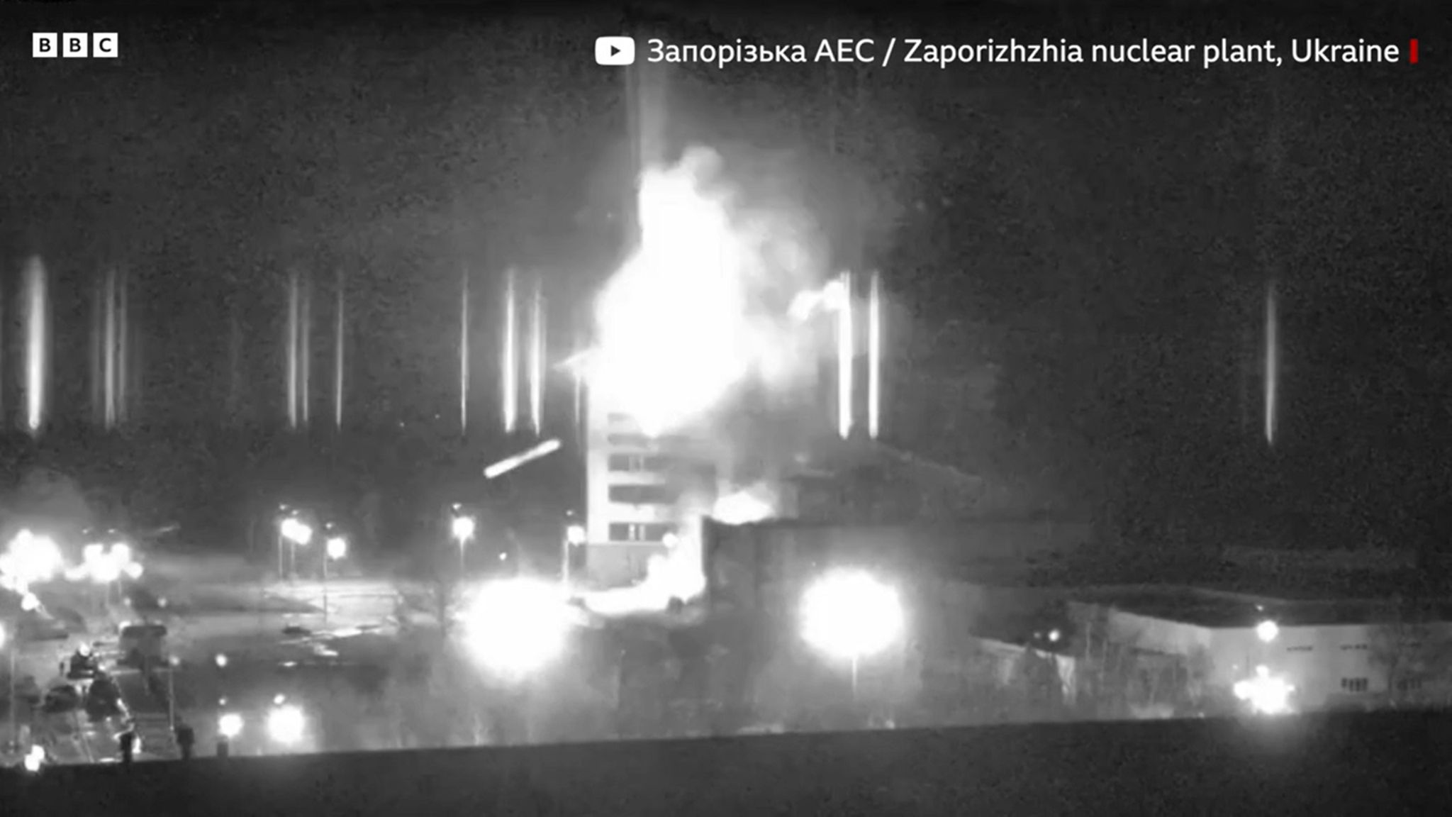 Zaporizhzhia nuclear power plant was hit by repeated shelling in the early hours of Friday