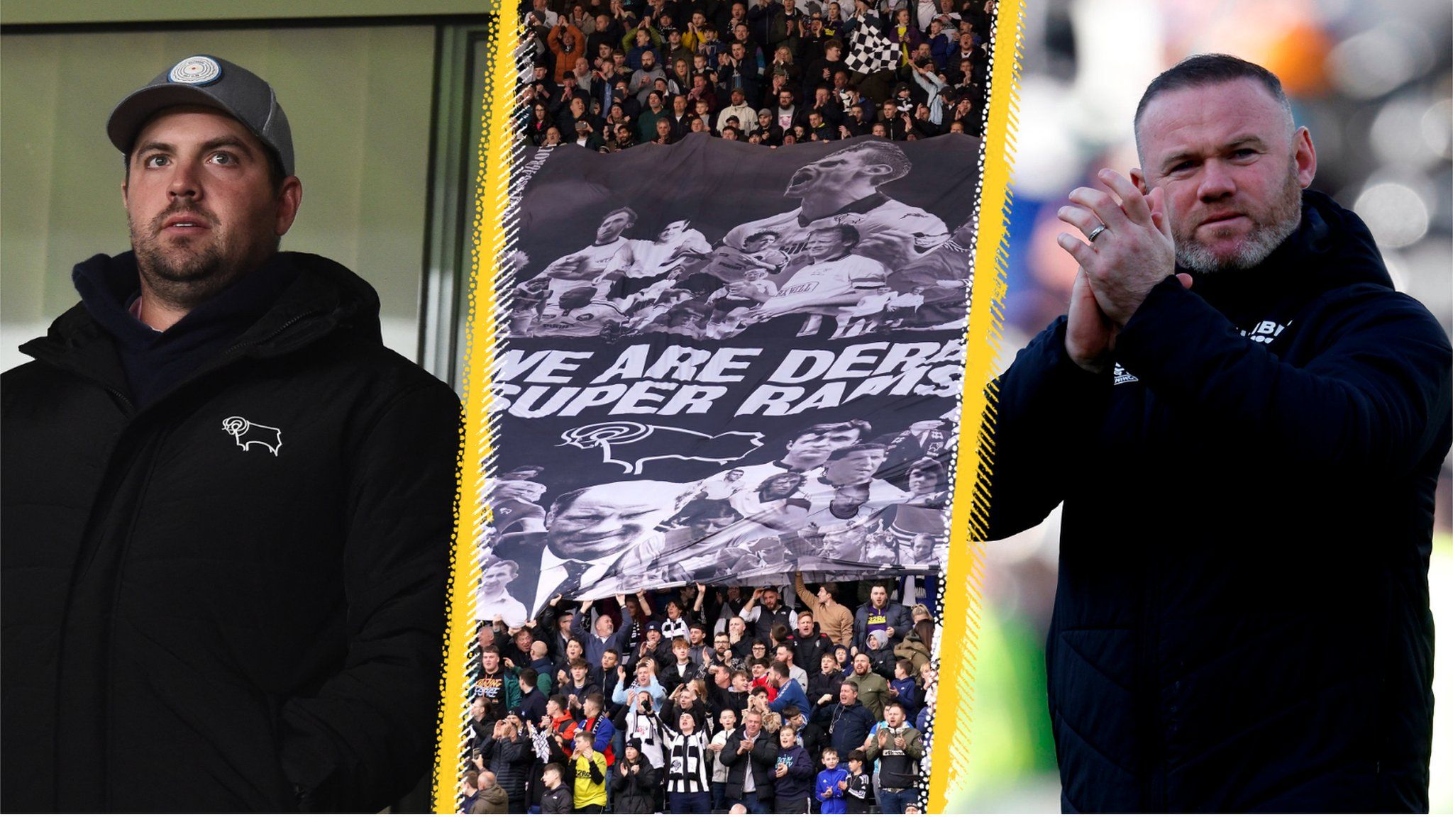 Down but not out': Derby County fans 