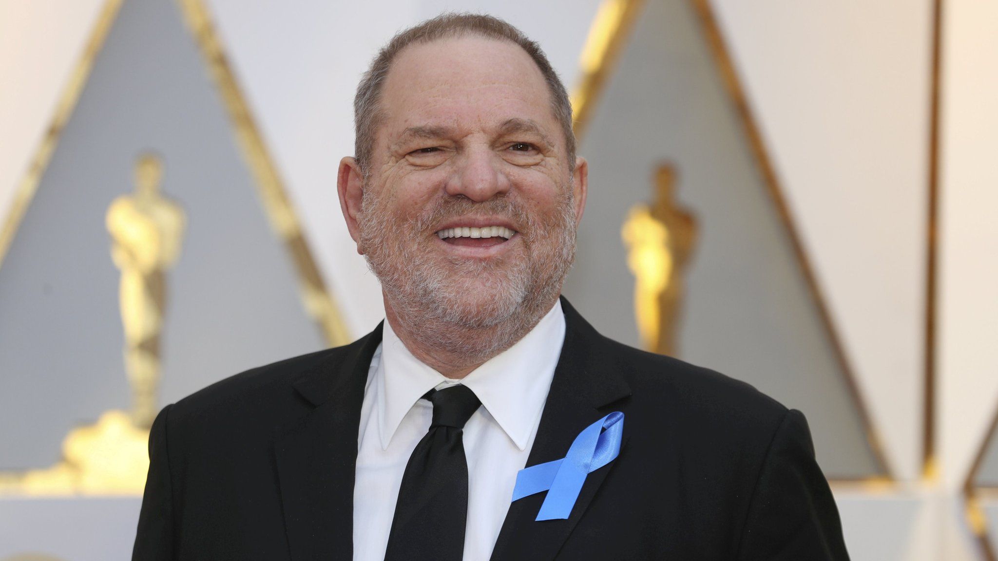 Harvey Weinstein poses on the Red Carpet after arriving at the 89th Academy Awards (Oscars) in Hollywood, California, U.S., February 26, 2017